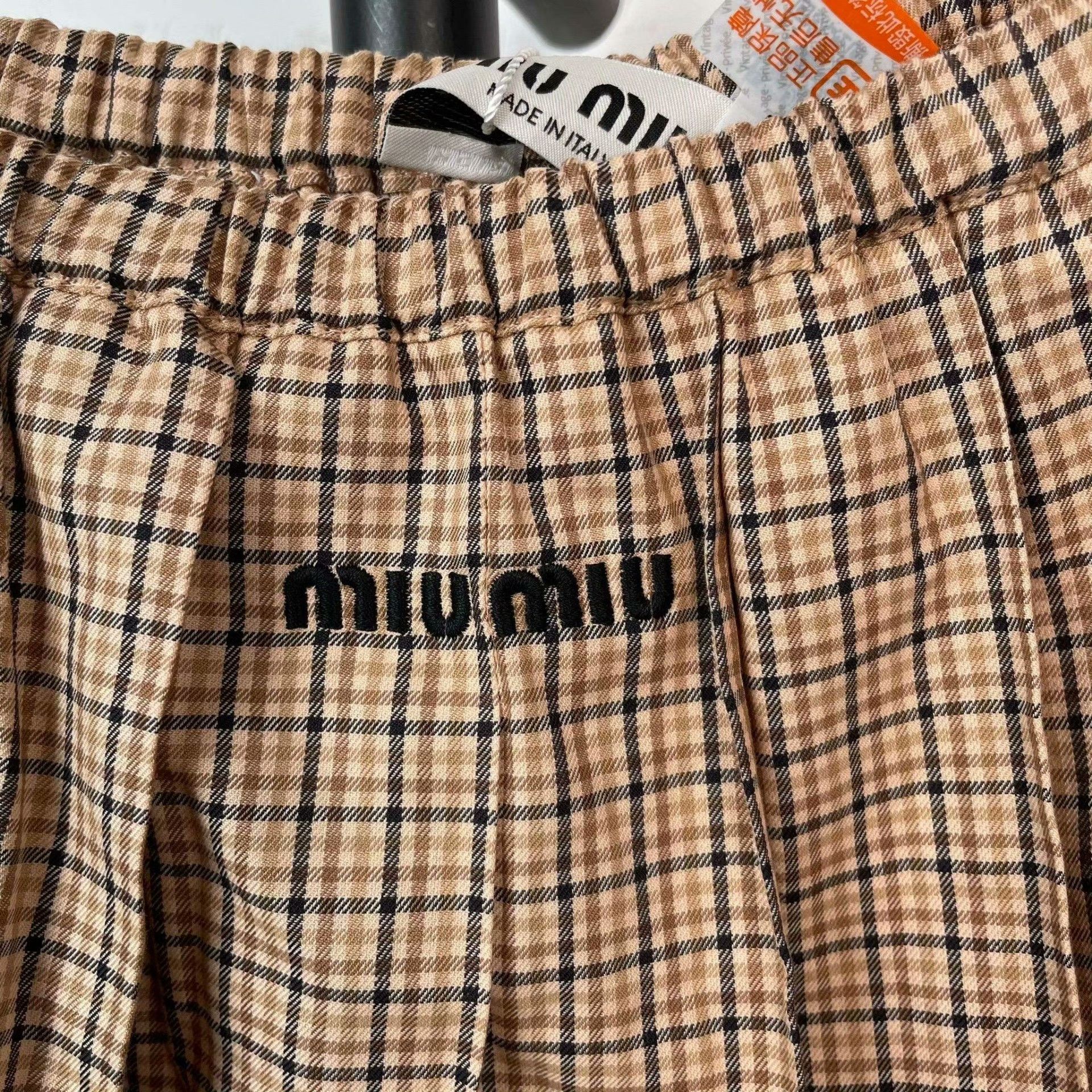 Miu Miu Miu Miu Plaid Skirt 40 Women Size 40" / US 18 - 6 Thumbnail