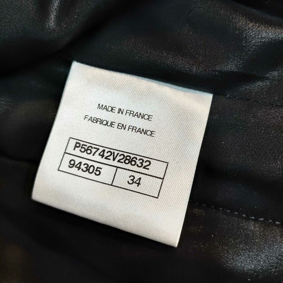 Chanel Chanel Wool Black Coat 34 Women Size XS / US 0-2 / IT 36-38 - 6 Thumbnail