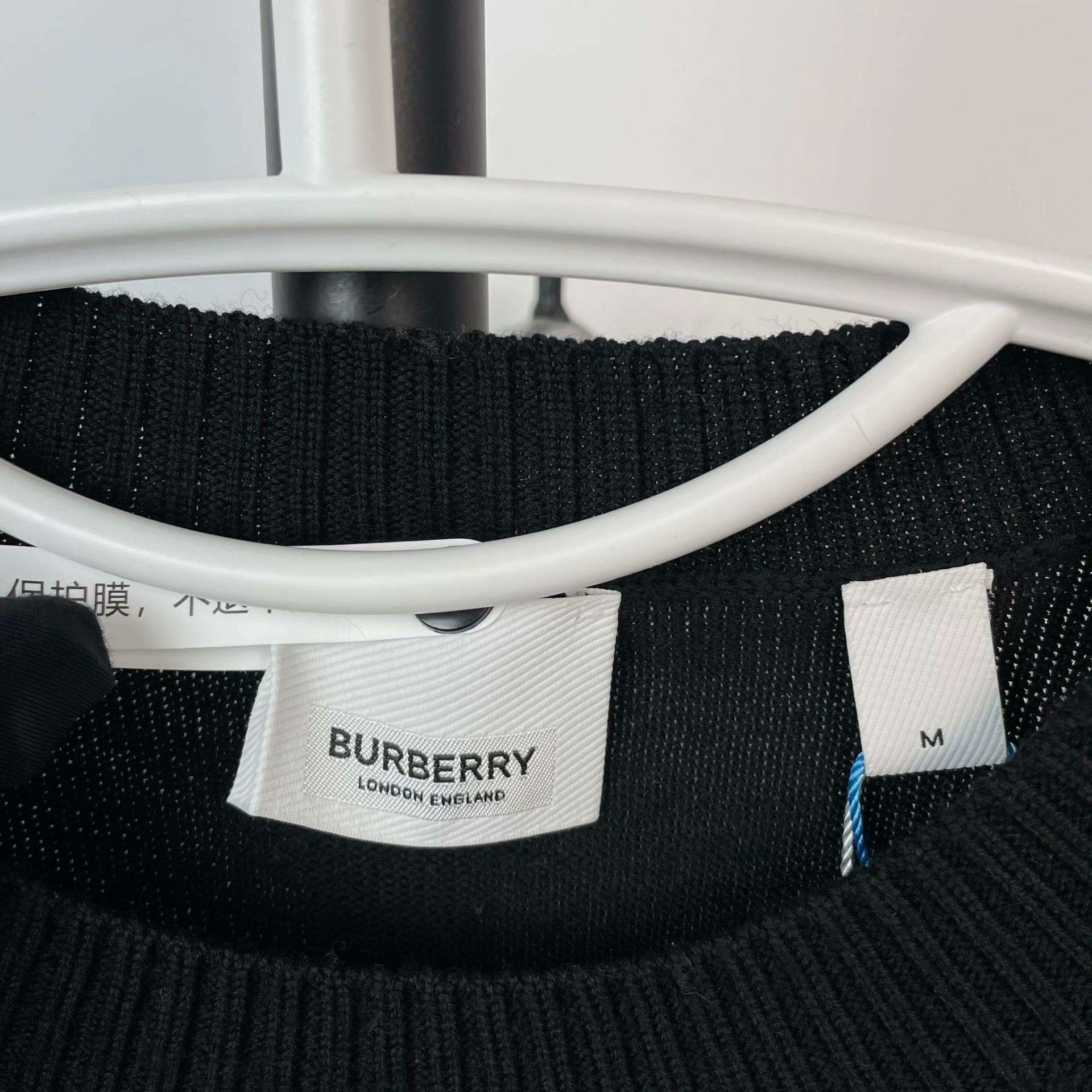 Burberry Burberry Wool Black Hoodie M Men Size US M / EU 48-50 / 2 - 3 Thumbnail