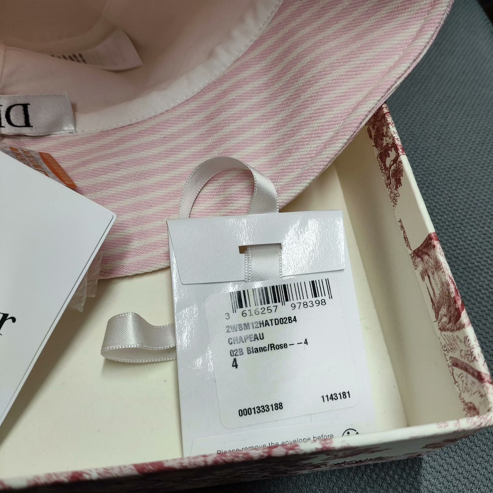 Dior Dior Pink Hat 37 Men Size ONE SIZE - 3 Thumbnail