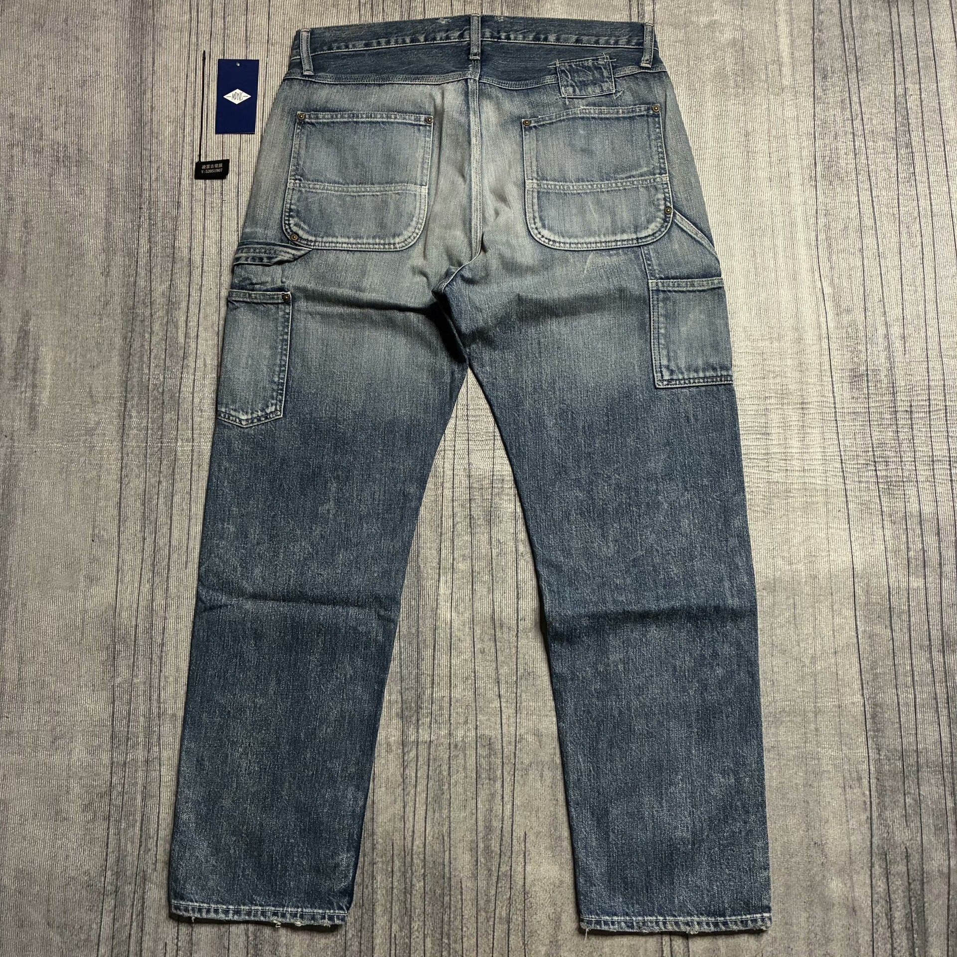 Madness Washed Multi Denim Jeans L Men Size US 34 / EU 50 - 2 Thumbnail
