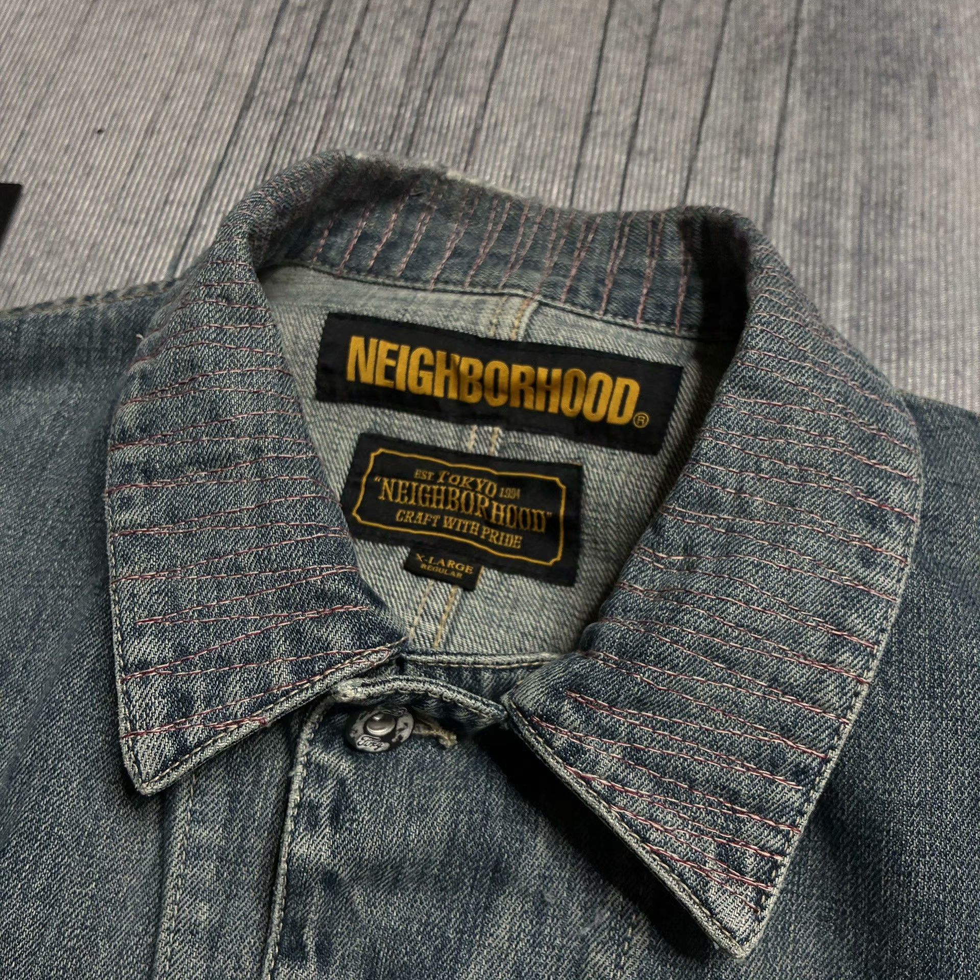 Neighborhood Washed Black Light Jacket XL Men Size US XL / EU 56 / 4 - 4 Thumbnail