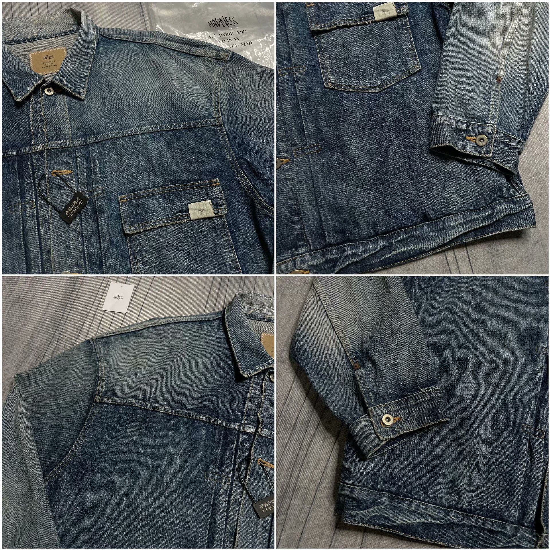 Madness Denim White Light Jacket XL Men Size US XL / EU 56 / 4 - 3 Thumbnail