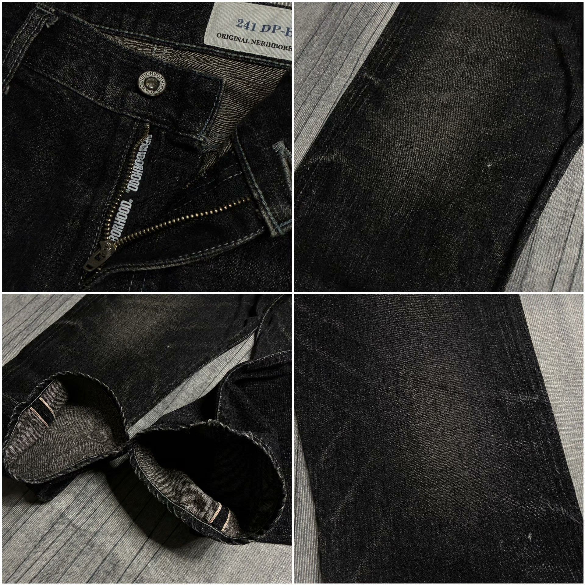 Neighborhood Washed Multi Denim Jeans L Men Size US 34 / EU 50 - 4 Thumbnail