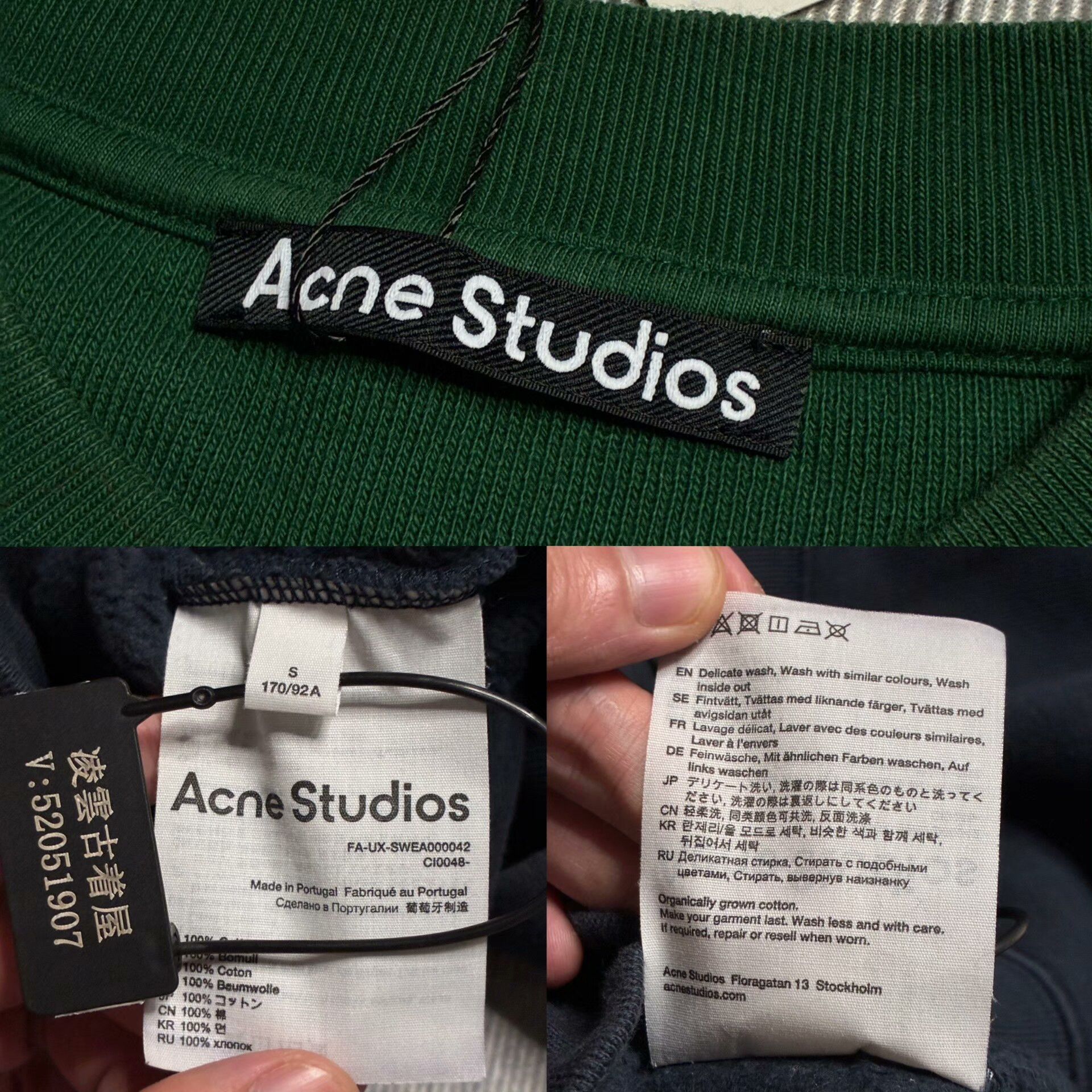 Acne Studios Acne Studios Thermal Multi Hoodie S Men Size US S / EU 44-46 / 1 - 8 Thumbnail