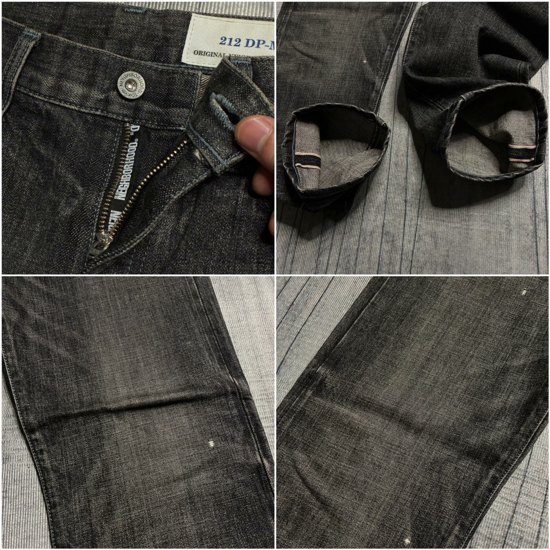 Neighborhood Washed Multi Denim Jeans S Men Size US 30 / EU 46 - 4 Thumbnail