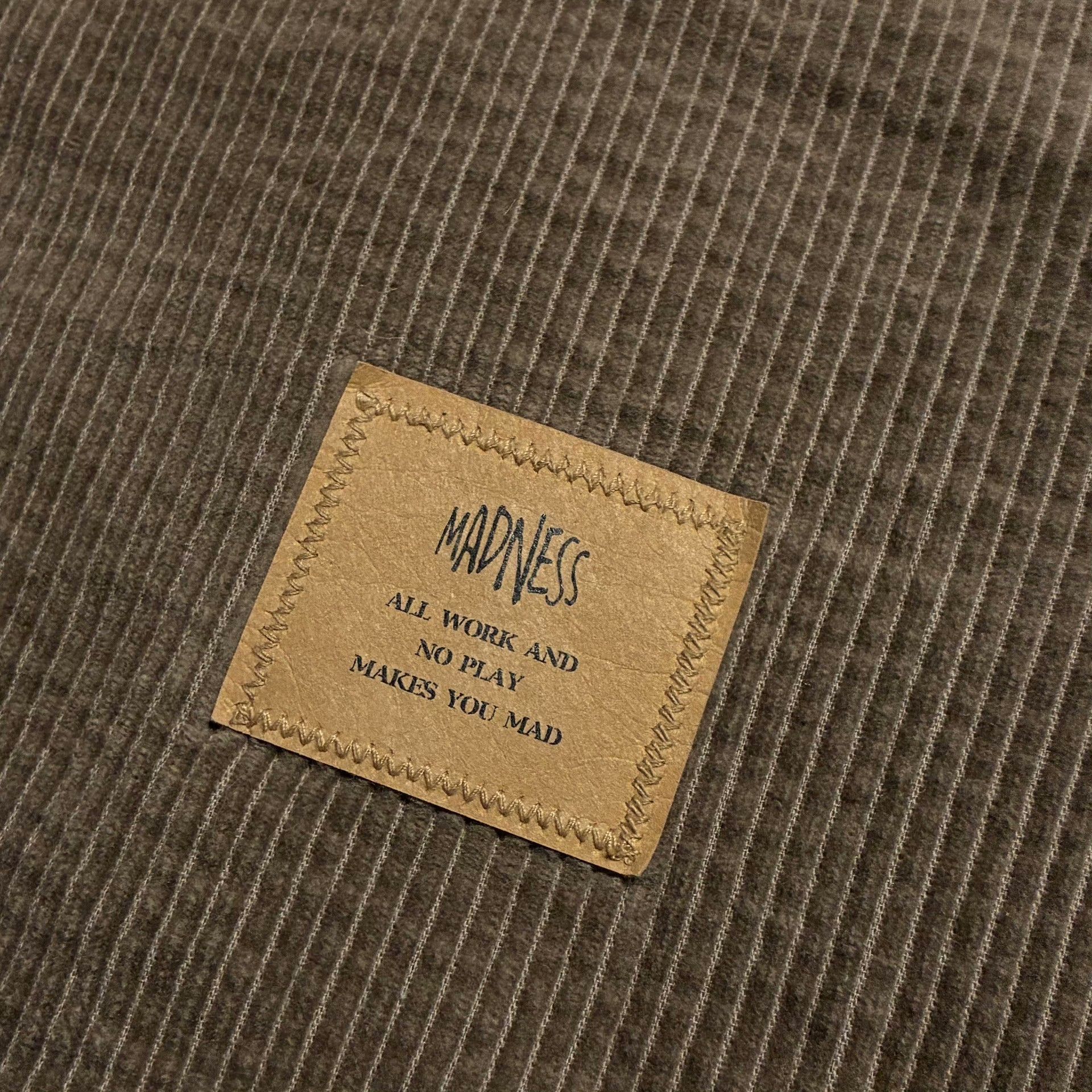 Madness Corduroy Brown Shirt M Men Size US M / EU 48-50 / 2 - 5 Thumbnail