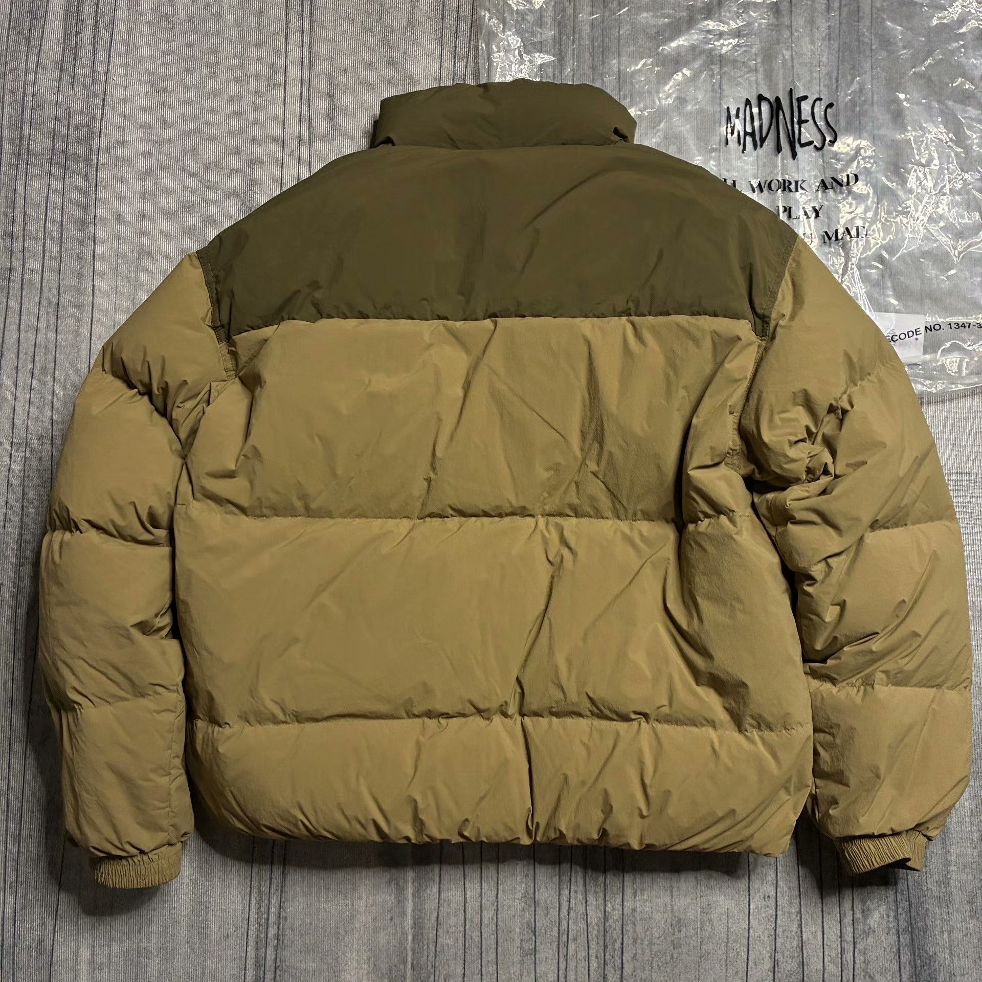 Madness Down Beige Heavy Coat L Men Size US L / EU 52-54 / 3 - 2 Thumbnail
