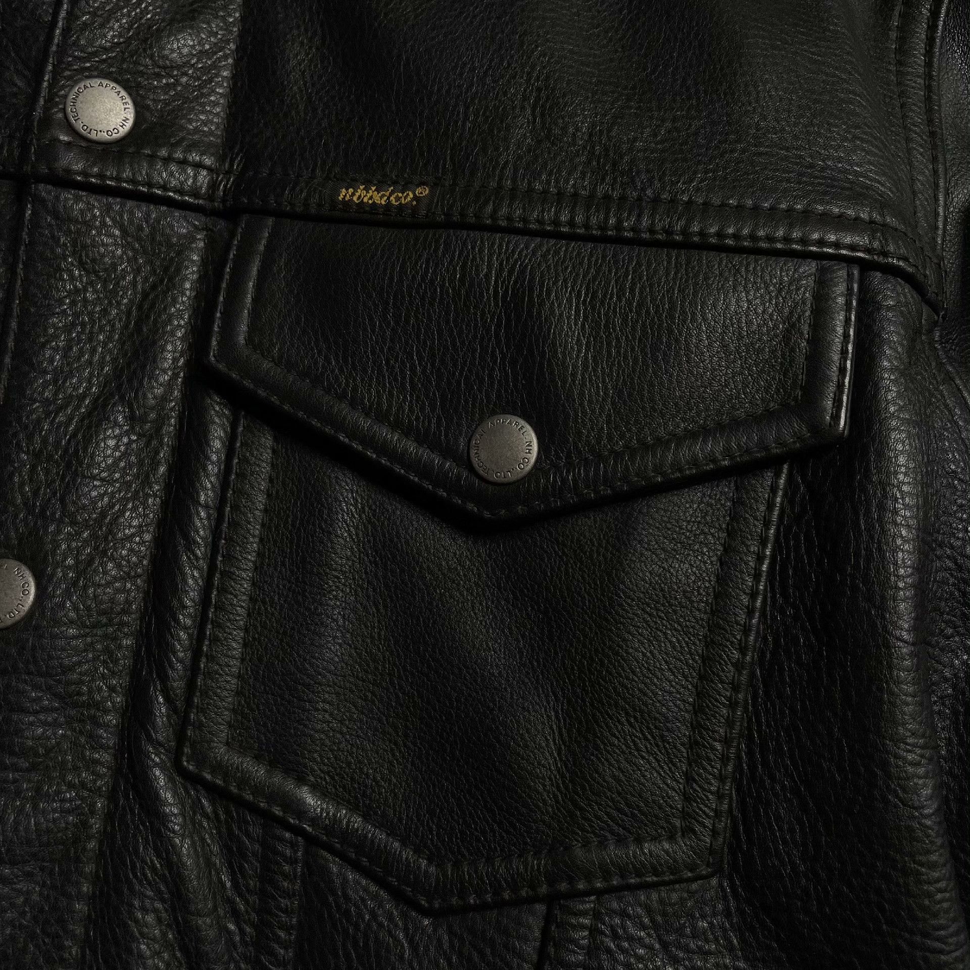 Neighborhood Retro Black Leather Jacket M Men Size US M / EU 48-50 / 2 - 6 Thumbnail