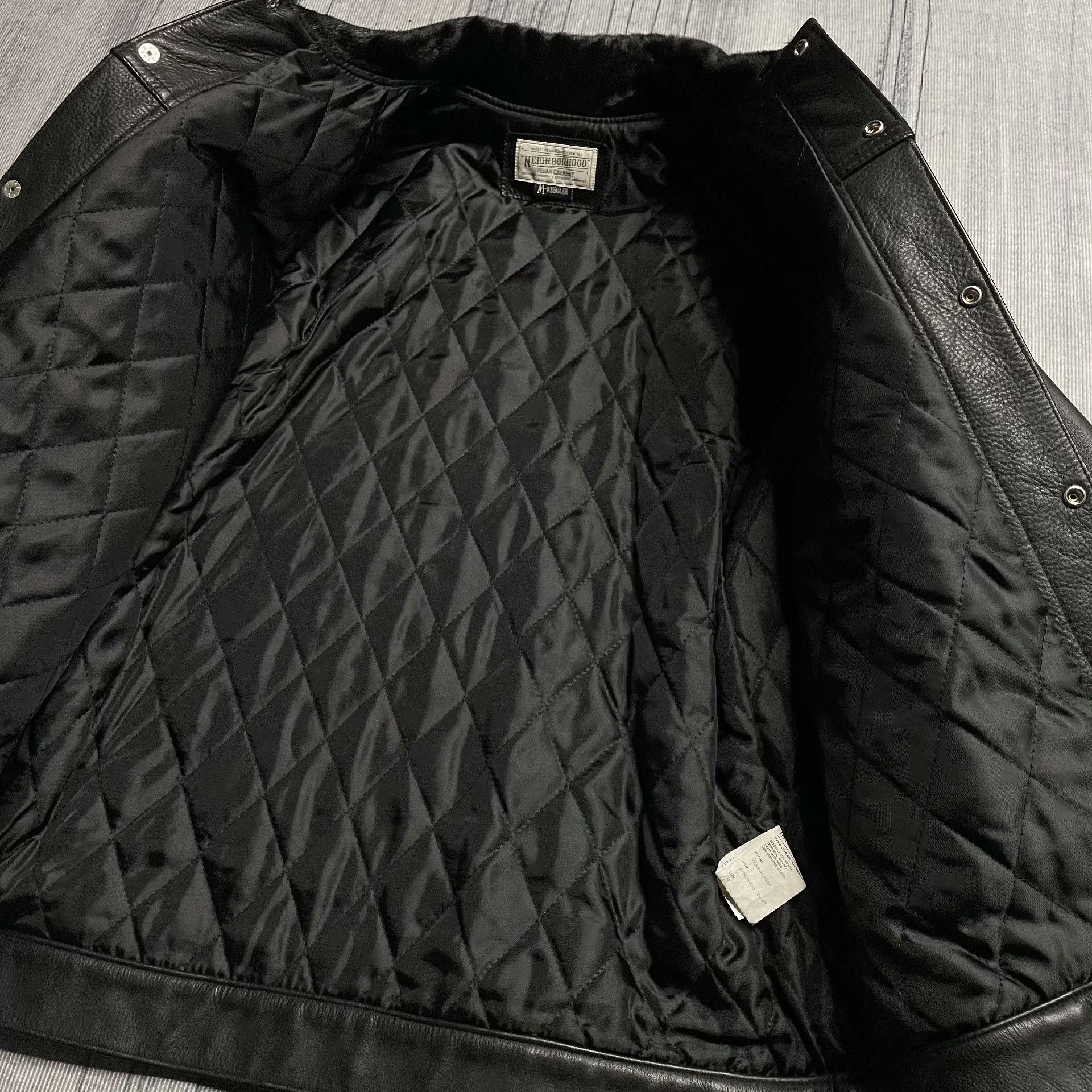 Neighborhood Retro Black Leather Jacket M Men Size US M / EU 48-50 / 2 - 3 Thumbnail