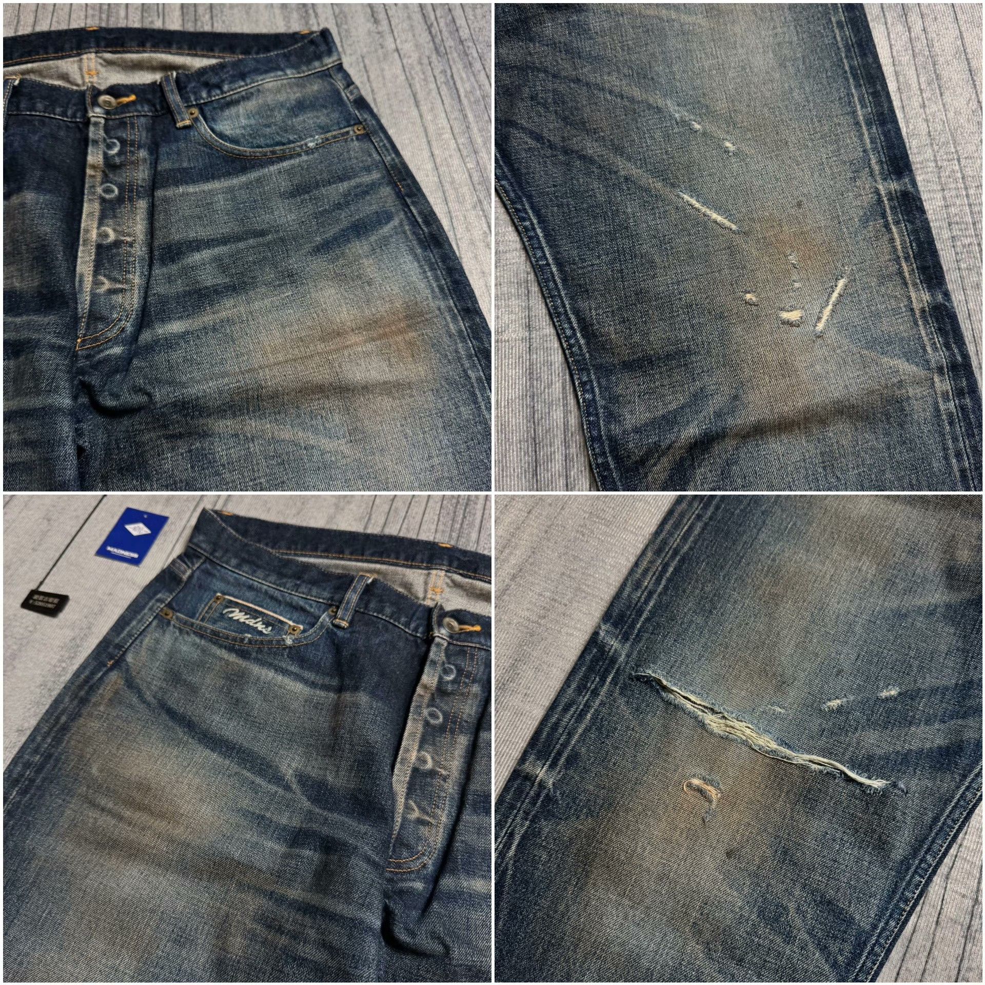Madness Distressed Multi Denim Jeans L Men Size US 34 / EU 50 - 3 Thumbnail