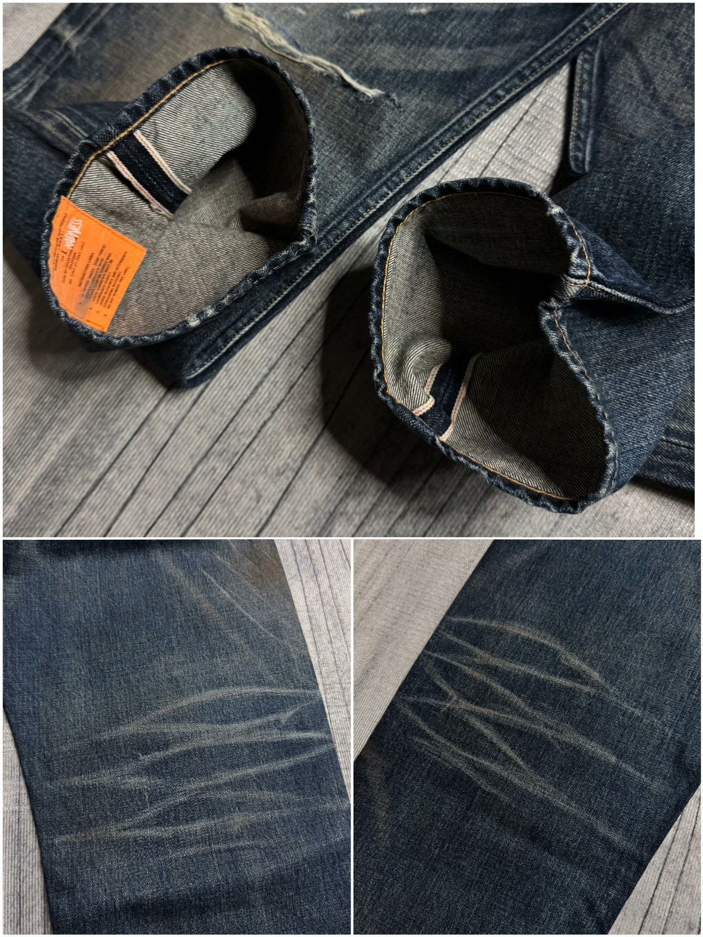 Madness Distressed Multi Denim Jeans L Men Size US 34 / EU 50 - 6 Thumbnail