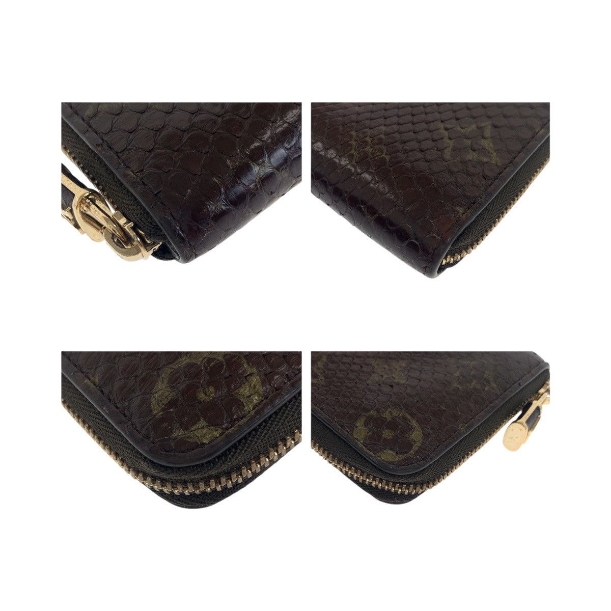 Louis Vuitton Louis Vuitton Louis Vuitton Zippy Coin Purse Monogram Python Leather Coin Case Leather Coin Case M60067 DUTY FREE for USA Size ONE SIZE - 3 Thumbnail