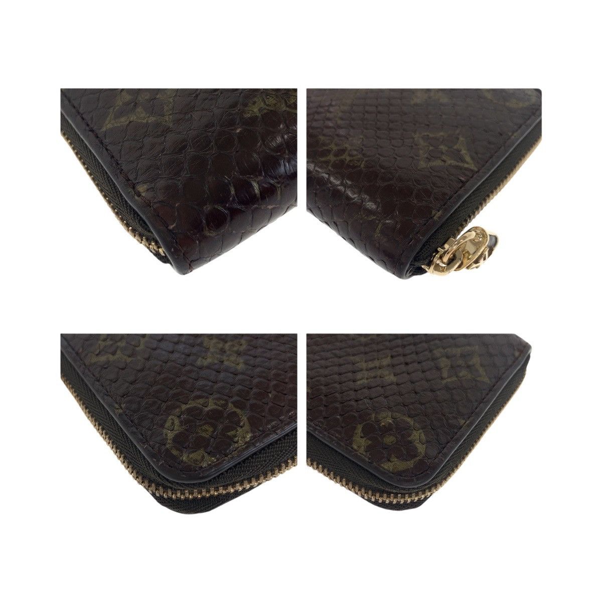 Louis Vuitton Louis Vuitton Louis Vuitton Zippy Coin Purse Monogram Python Leather Coin Case Leather Coin Case M60067 DUTY FREE for USA Size ONE SIZE - 4 Thumbnail