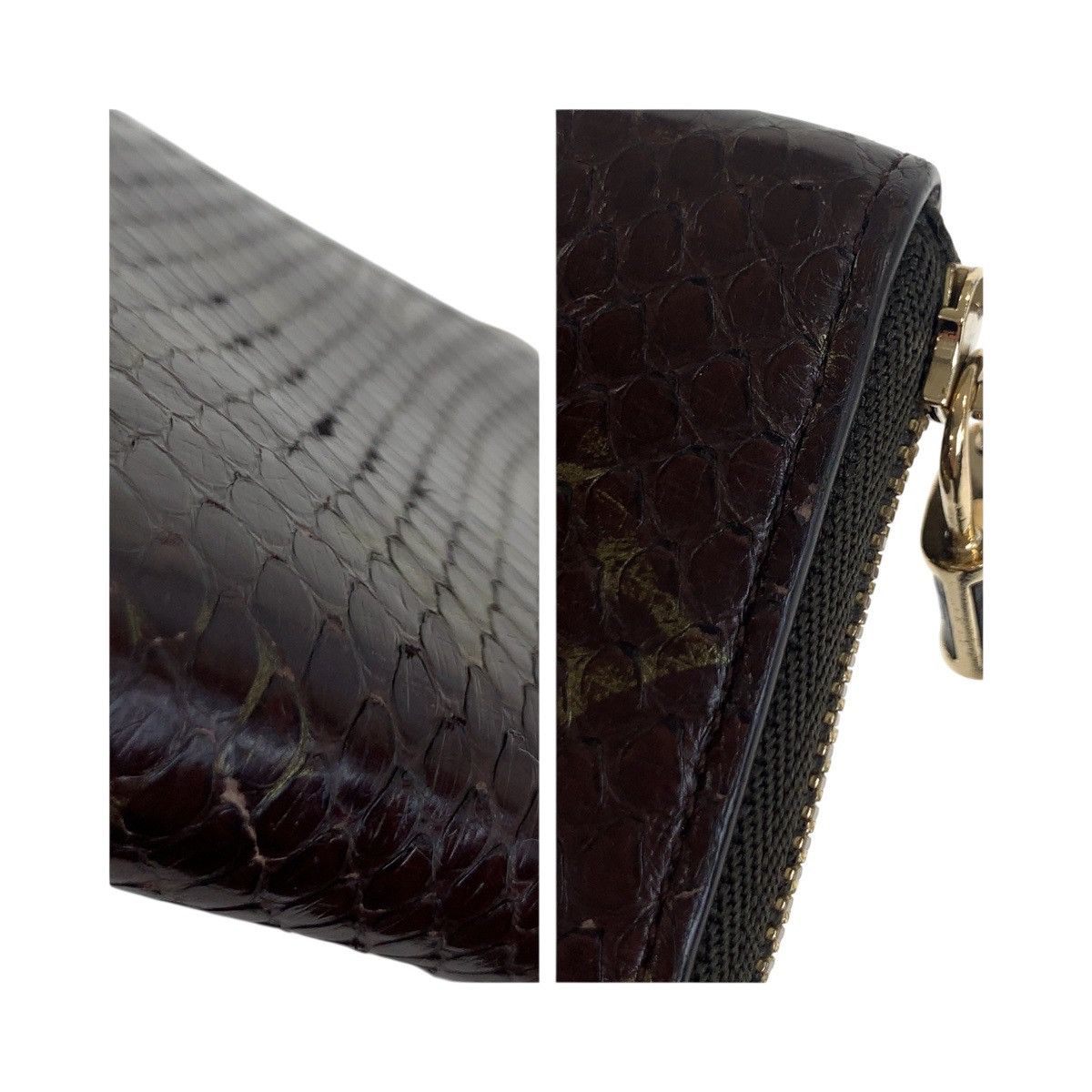 Louis Vuitton Louis Vuitton Louis Vuitton Zippy Coin Purse Monogram Python Leather Coin Case Leather Coin Case M60067 DUTY FREE for USA Size ONE SIZE - 6 Thumbnail