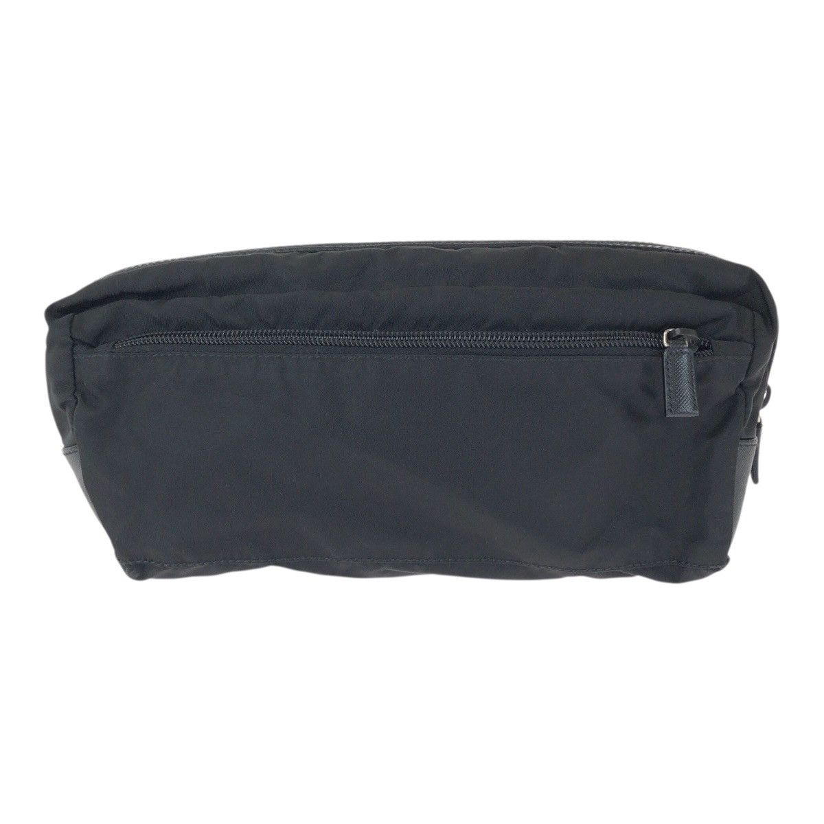 Prada Prada Prada Tessuto Saffiano Nylon Leather Clutch Bag Textile Clutch Bag DUTY FREE for USA Size ONE SIZE - 2 Thumbnail