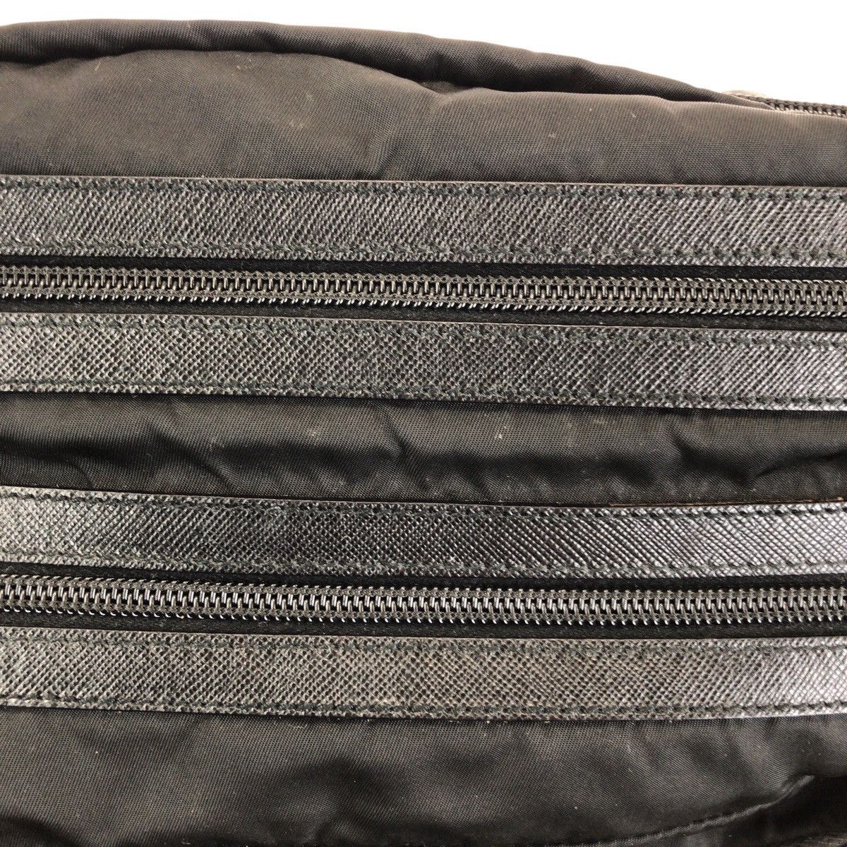 Prada Prada Prada Tessuto Saffiano Nylon Leather Clutch Bag Textile Clutch Bag DUTY FREE for USA Size ONE SIZE - 5 Thumbnail