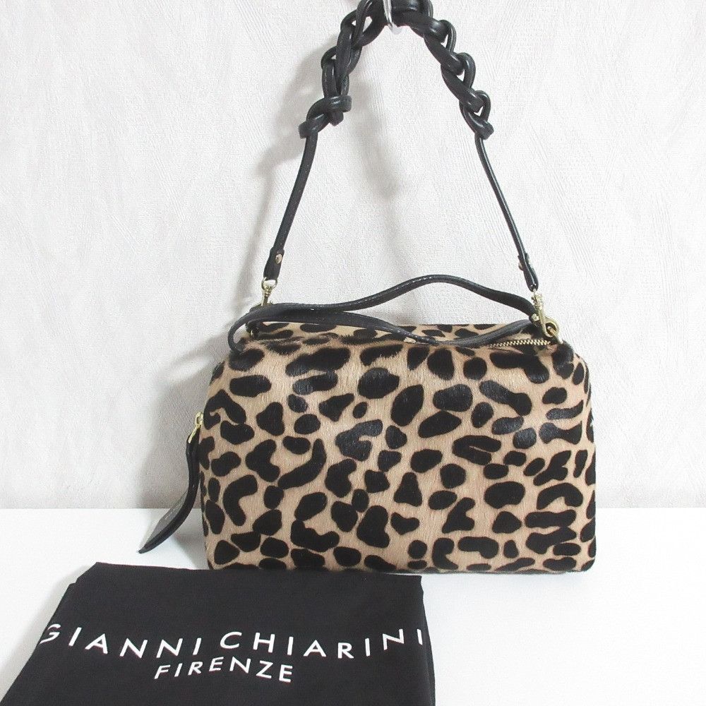 Other Other Gianni Chiarini Alifa Leopard Handbag Leather Handbag BS8148 DUTY FREE for USA Size ONE SIZE - 10 Thumbnail