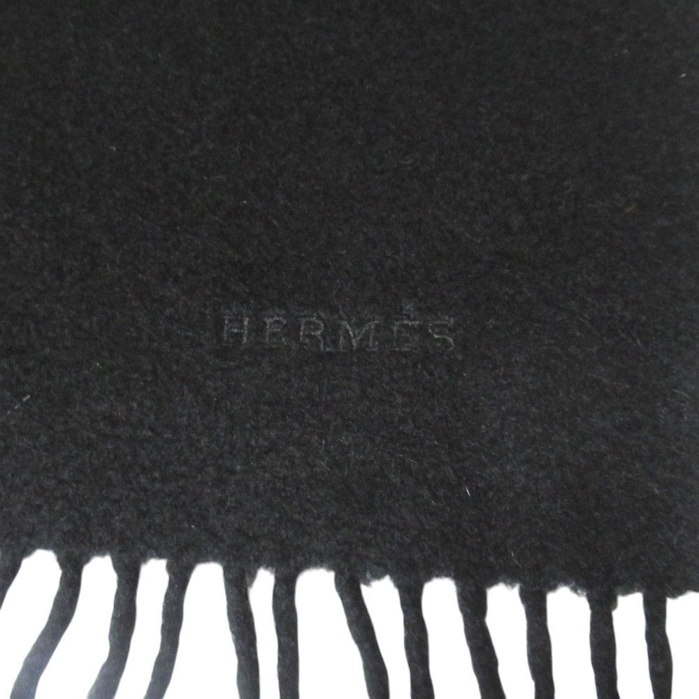 Hermes Hermes Hermes 100 Percent Cashmere Fringe Scarf Textile Scarf DUTY FREE for USA Size ONE SIZE - 4 Thumbnail