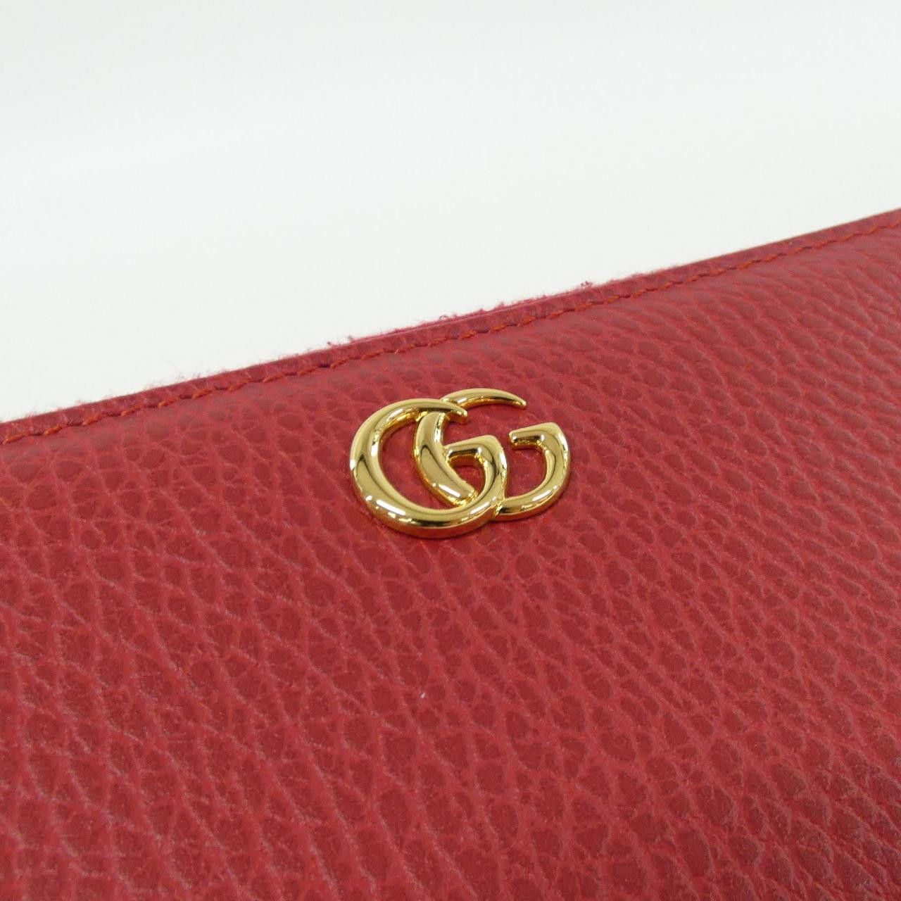 Gucci Gucci Gucci PETIT MARMONT Leather Long Wallet Leather Long Wallet 456117CAO0G DUTY FREE for USA Size ONE SIZE - 5 Thumbnail