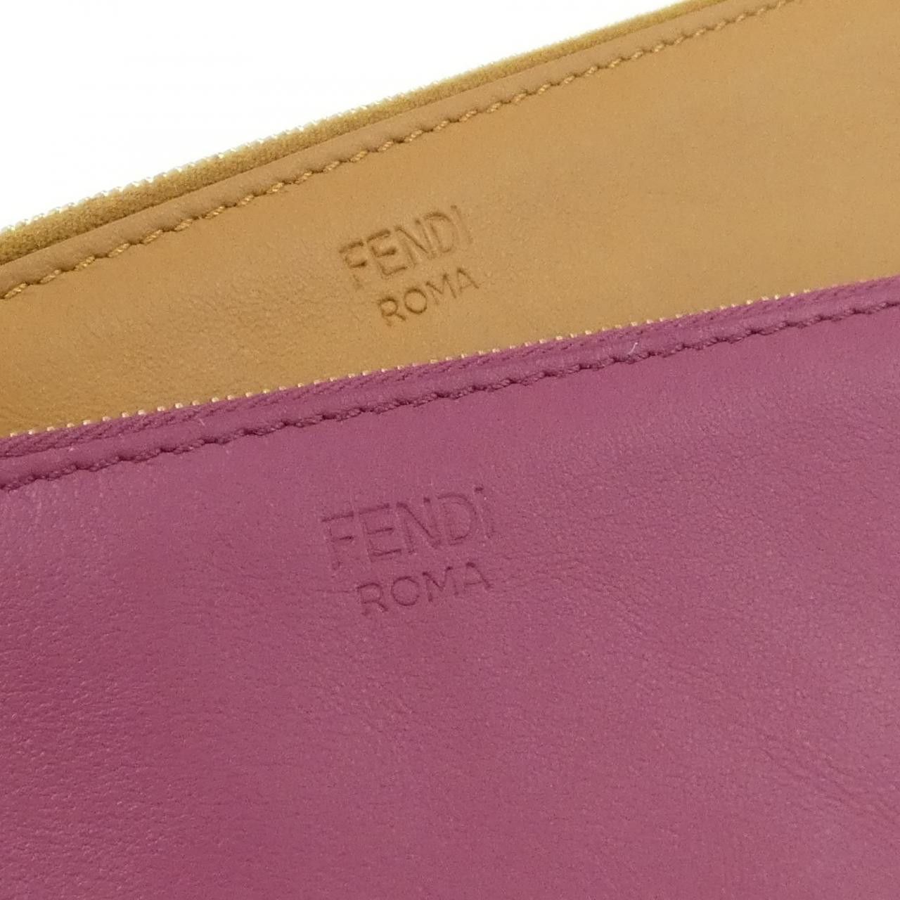 Fendi Fendi Fendi Triplette Leather Clutch Leather Vanity Bag 8BS001 A1FS DUTY FREE for USA Size ONE SIZE - 5 Thumbnail