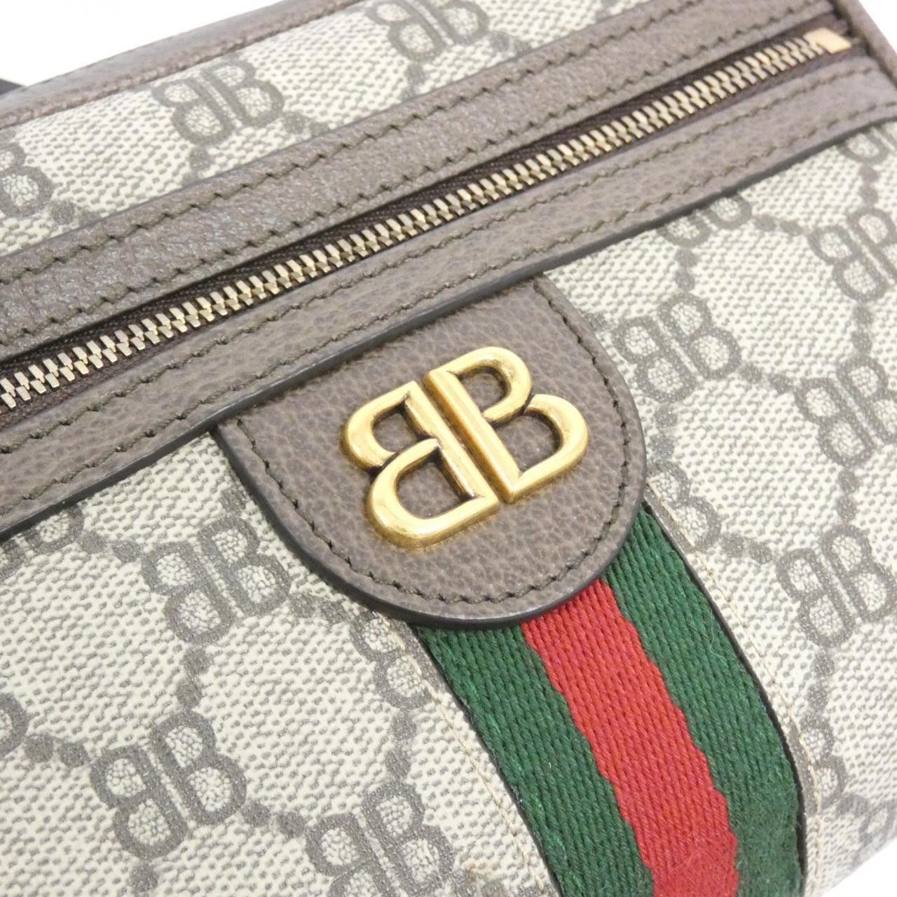 Balenciaga Balenciaga Balenciaga Hacker Camera Bag Coated Canvas Shoulder Bag Textile Shoulder Bag 6801282103U DUTY FREE for USA Size ONE SIZE - 4 Thumbnail