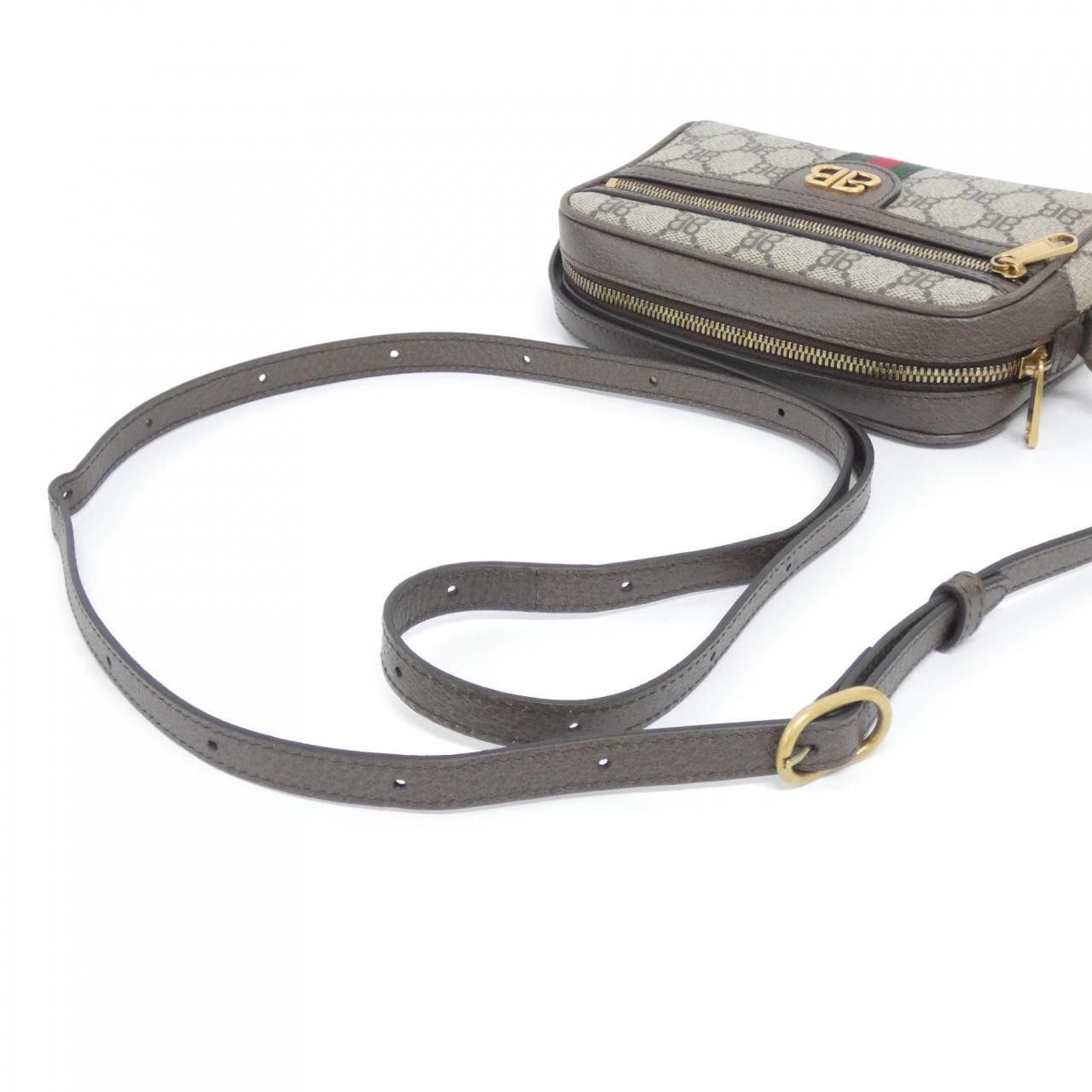 Balenciaga Balenciaga Balenciaga Hacker Camera Bag Coated Canvas Shoulder Bag Textile Shoulder Bag 6801282103U DUTY FREE for USA Size ONE SIZE - 5 Thumbnail