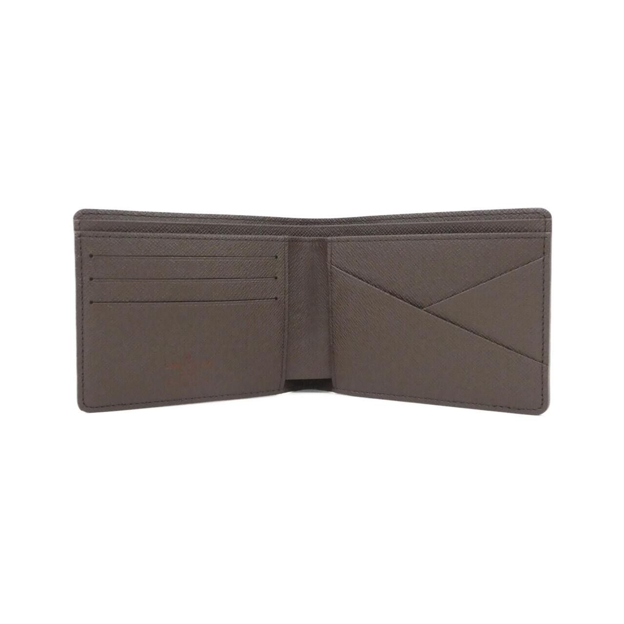 Louis Vuitton Louis Vuitton Louis Vuitton Damier Multiple Wallet Textile Short Wallet N60895 DUTY FREE for USA Size ONE SIZE - 4 Thumbnail
