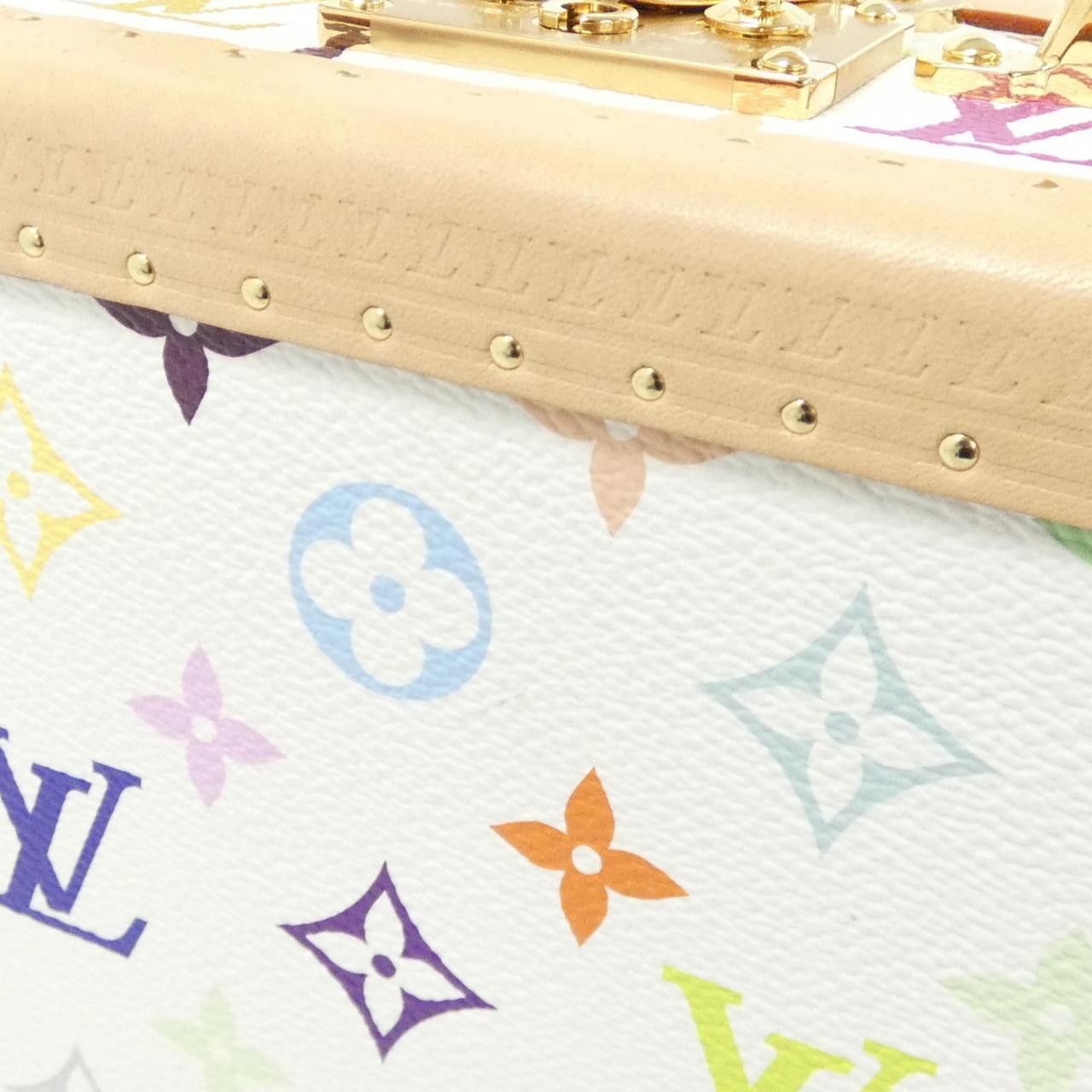 Louis Vuitton Louis Vuitton Louis Vuitton Petite Valise Coated Canvas Bag Textile Handbag M13125 DUTY FREE for USA Size ONE SIZE - 6 Thumbnail