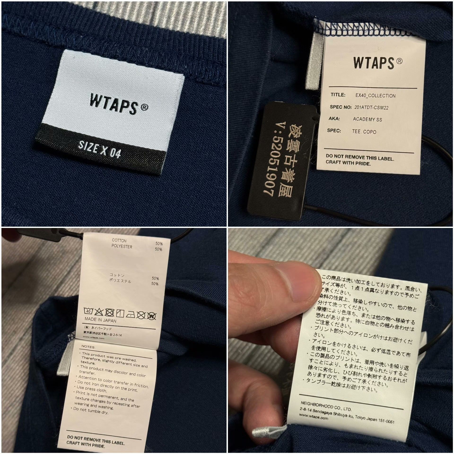 Wtaps Wtaps White T-Shirt 4 Men Size US XS / EU 42 / 0 - 7 Thumbnail