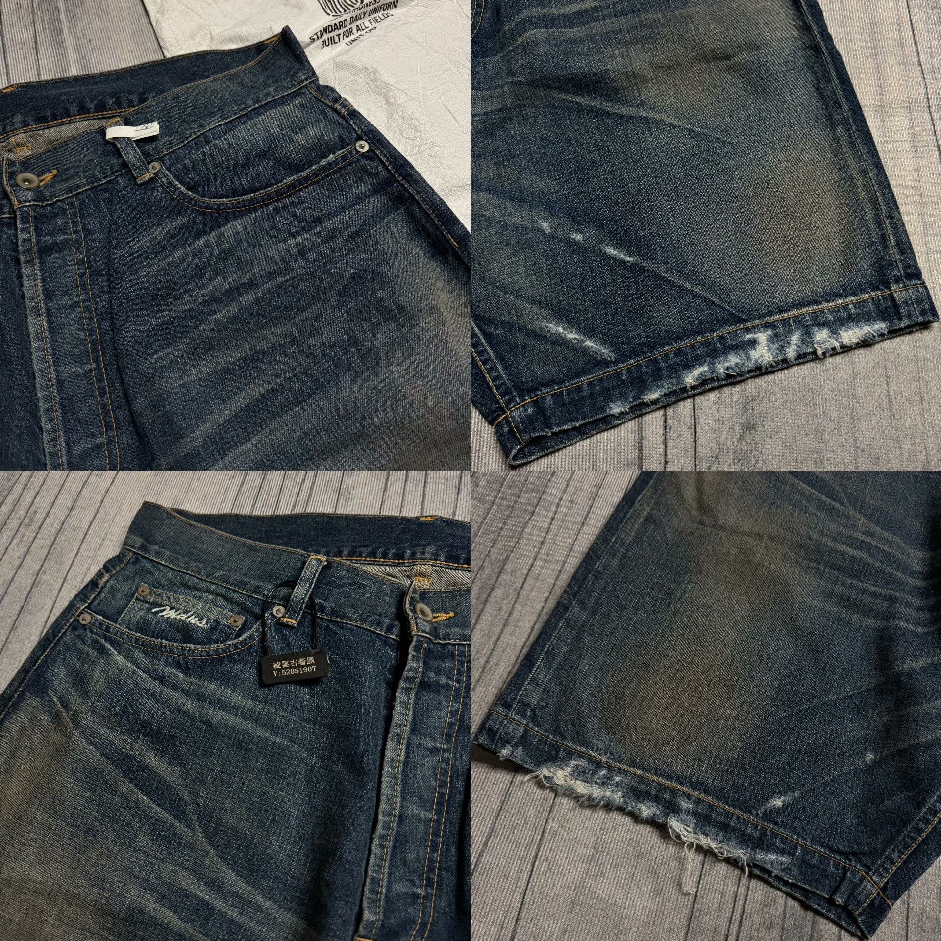 Madness Denim White Denim Jeans L Men Size US 34 / EU 50 - 3 Thumbnail