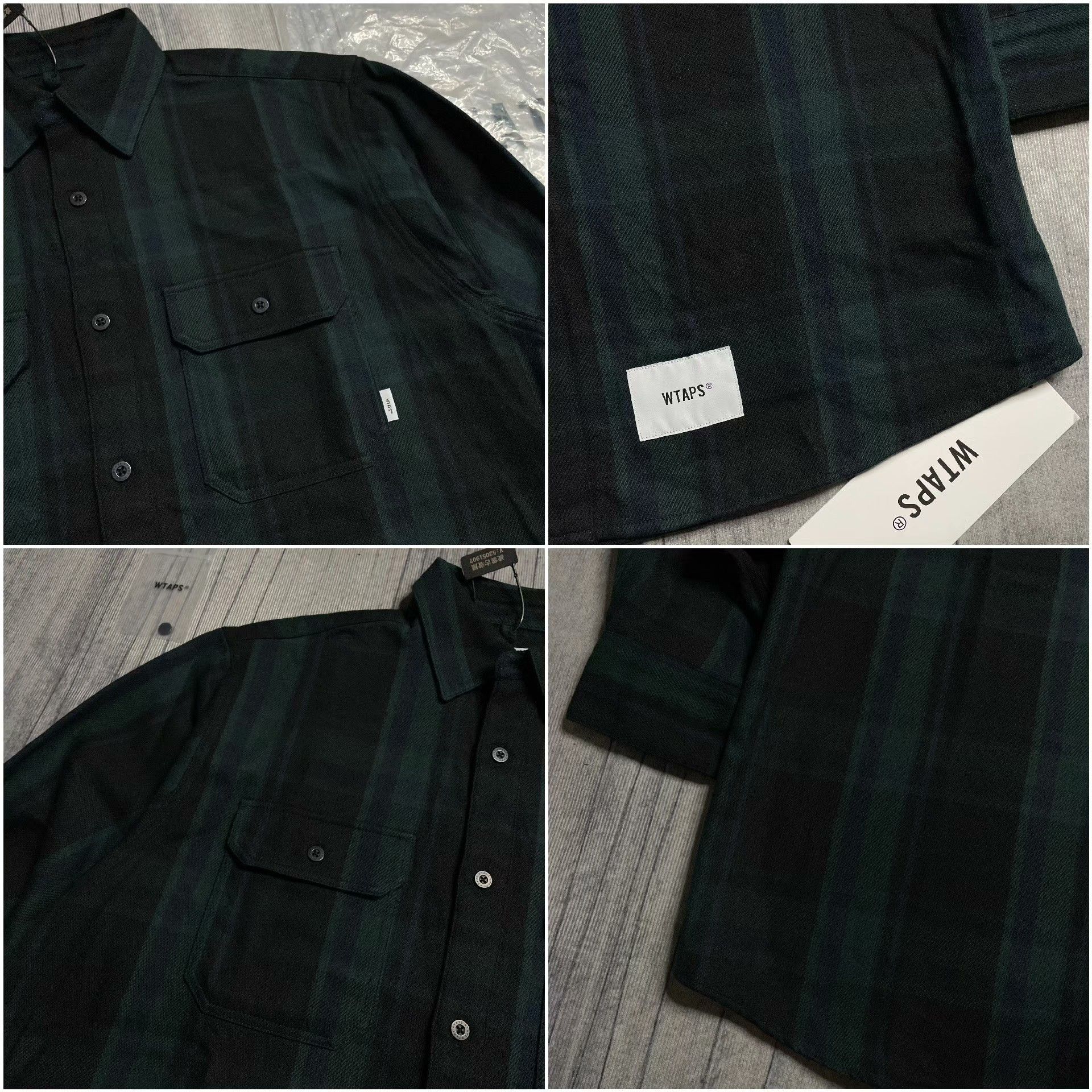 Wtaps Wtaps Green Long Sleeve Shirt S Men Size US S / EU 44-46 / 1 - 3 Thumbnail