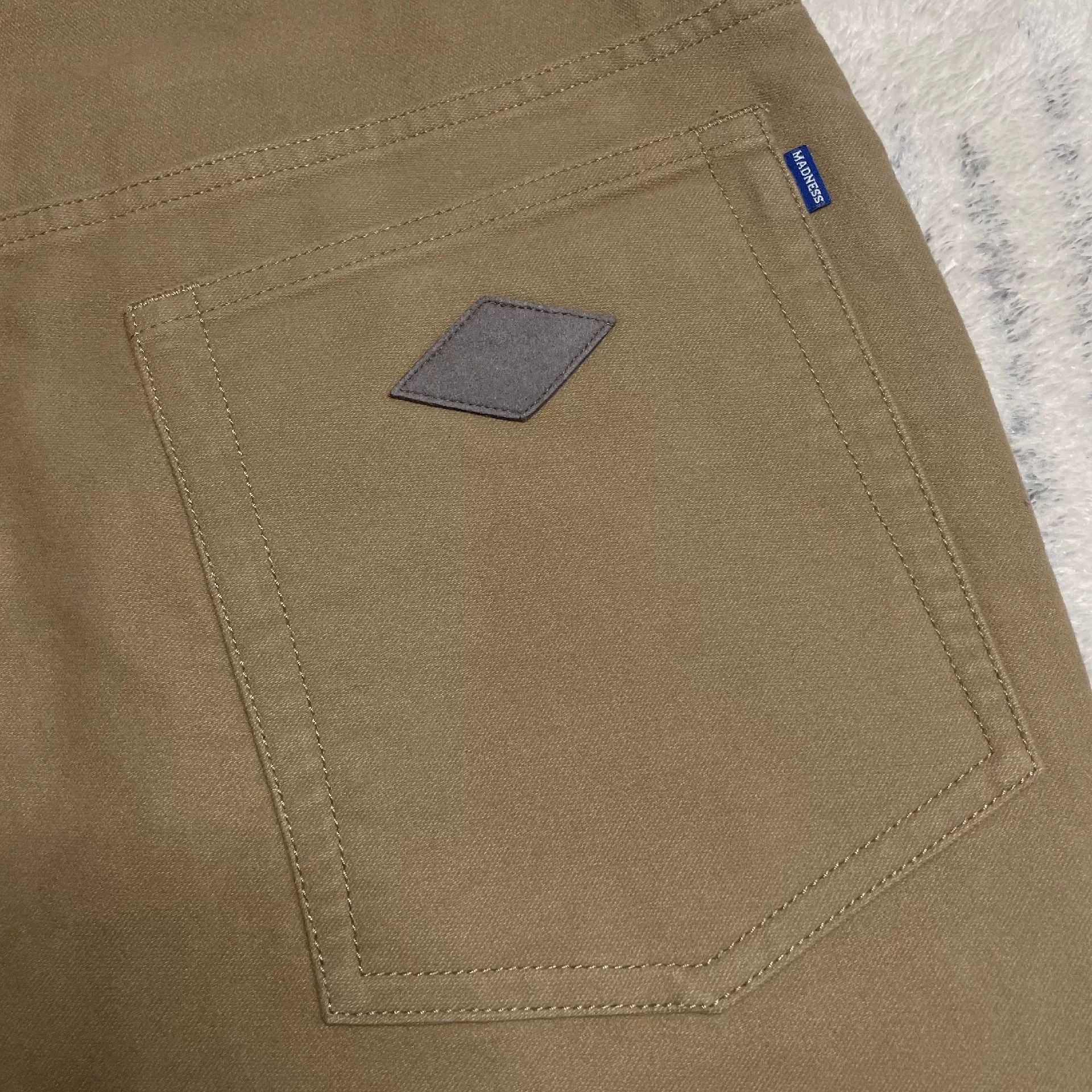 Madness Beige Casual Pants M Men Size US 32 / EU 48 - 7 Thumbnail