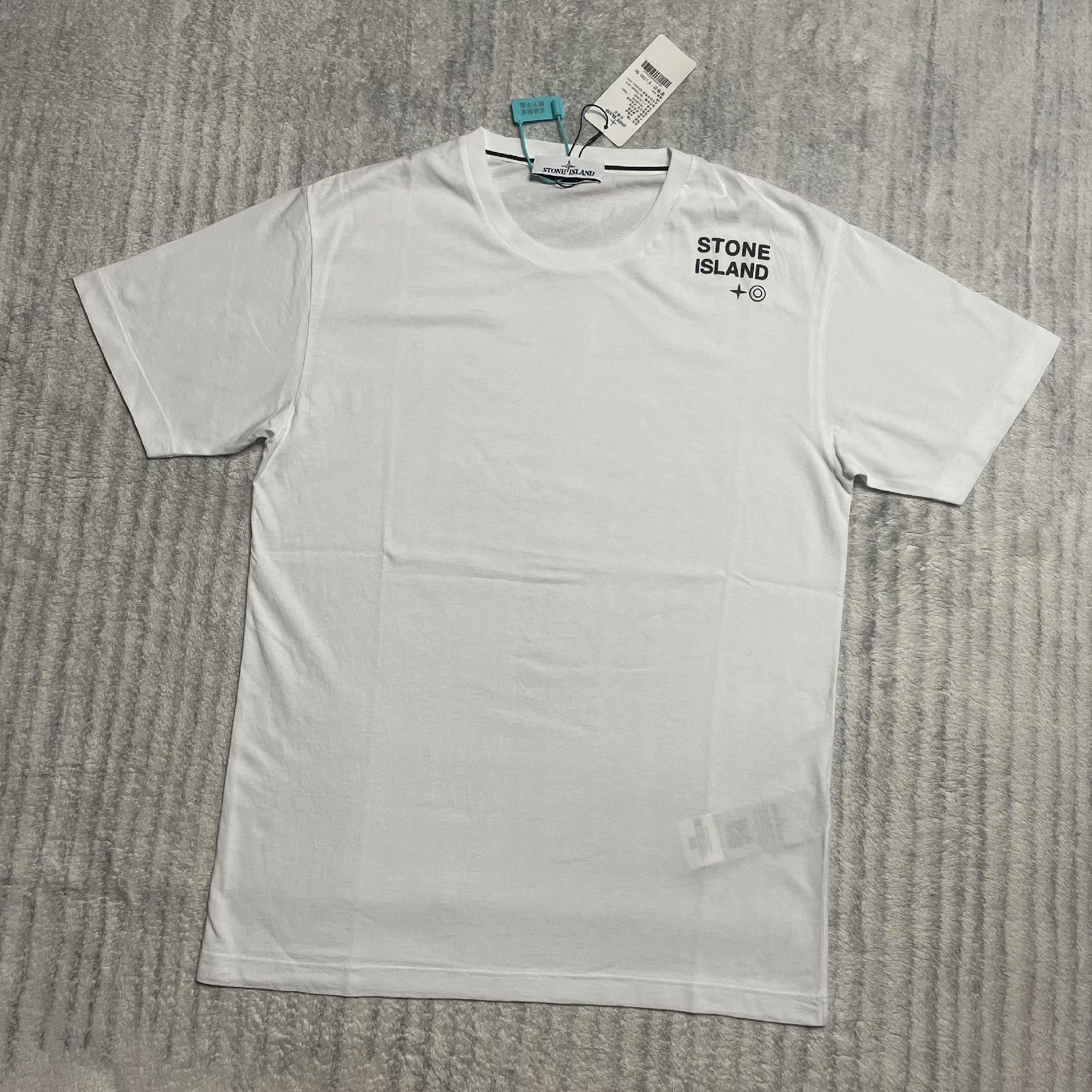 Stone Island Stone Island Printed White T-Shirt L Men Size US L / EU 52-54 / 3 - 7 Thumbnail