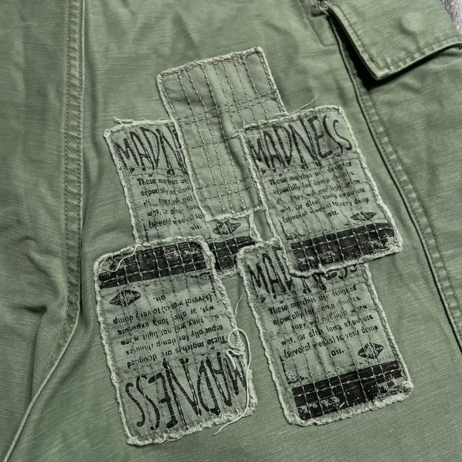 Madness Patchwork Green Casual Pants M Men Size US 32 / EU 48 - 5 Thumbnail