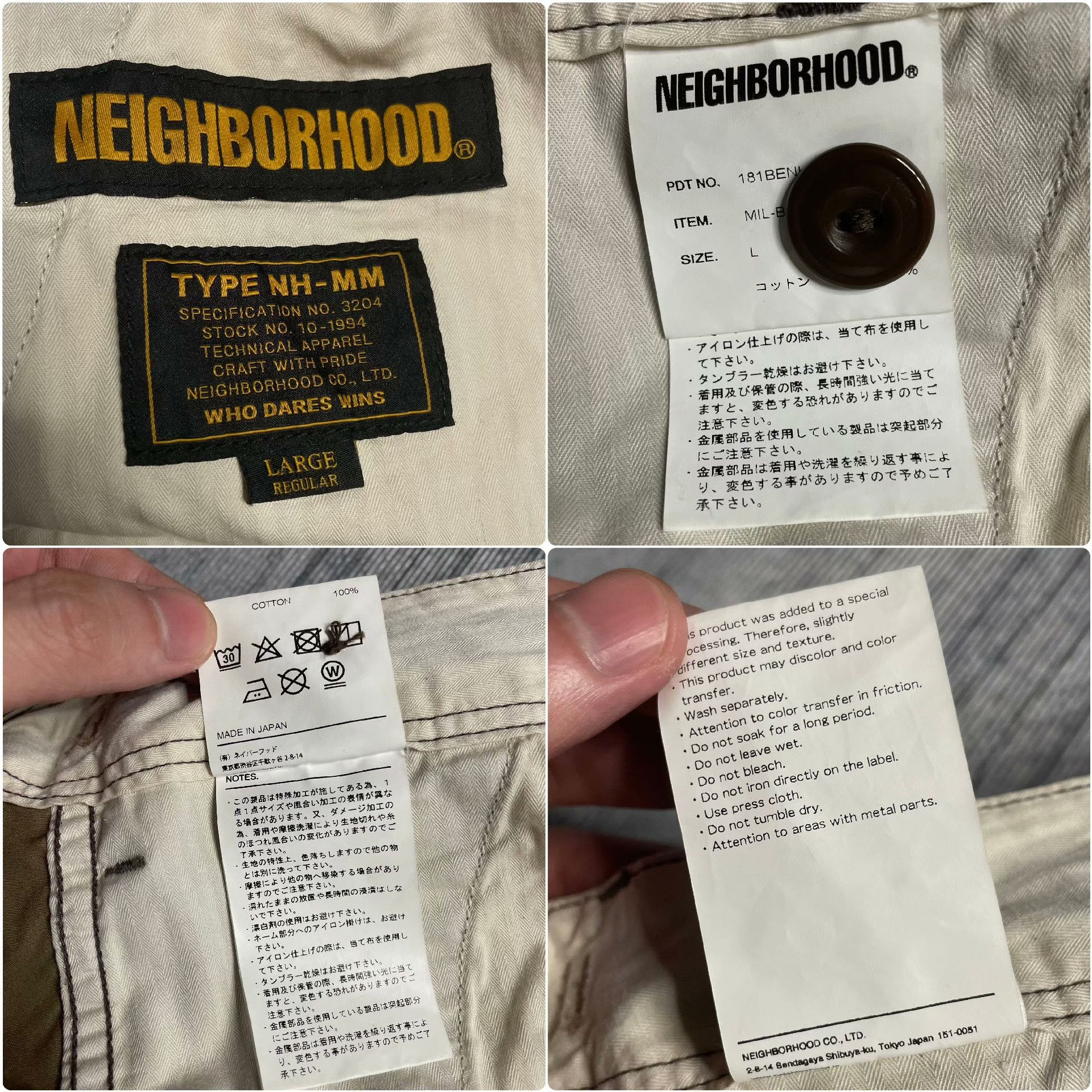 Neighborhood Casual Black Casual Pants L Men Size US 34 / EU 50 - 7 Thumbnail