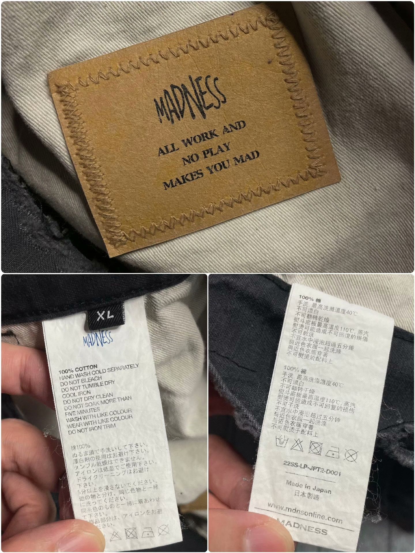 Madness Washed Multi Casual Pants XL Men Size US 36 / EU 52 - 7 Thumbnail