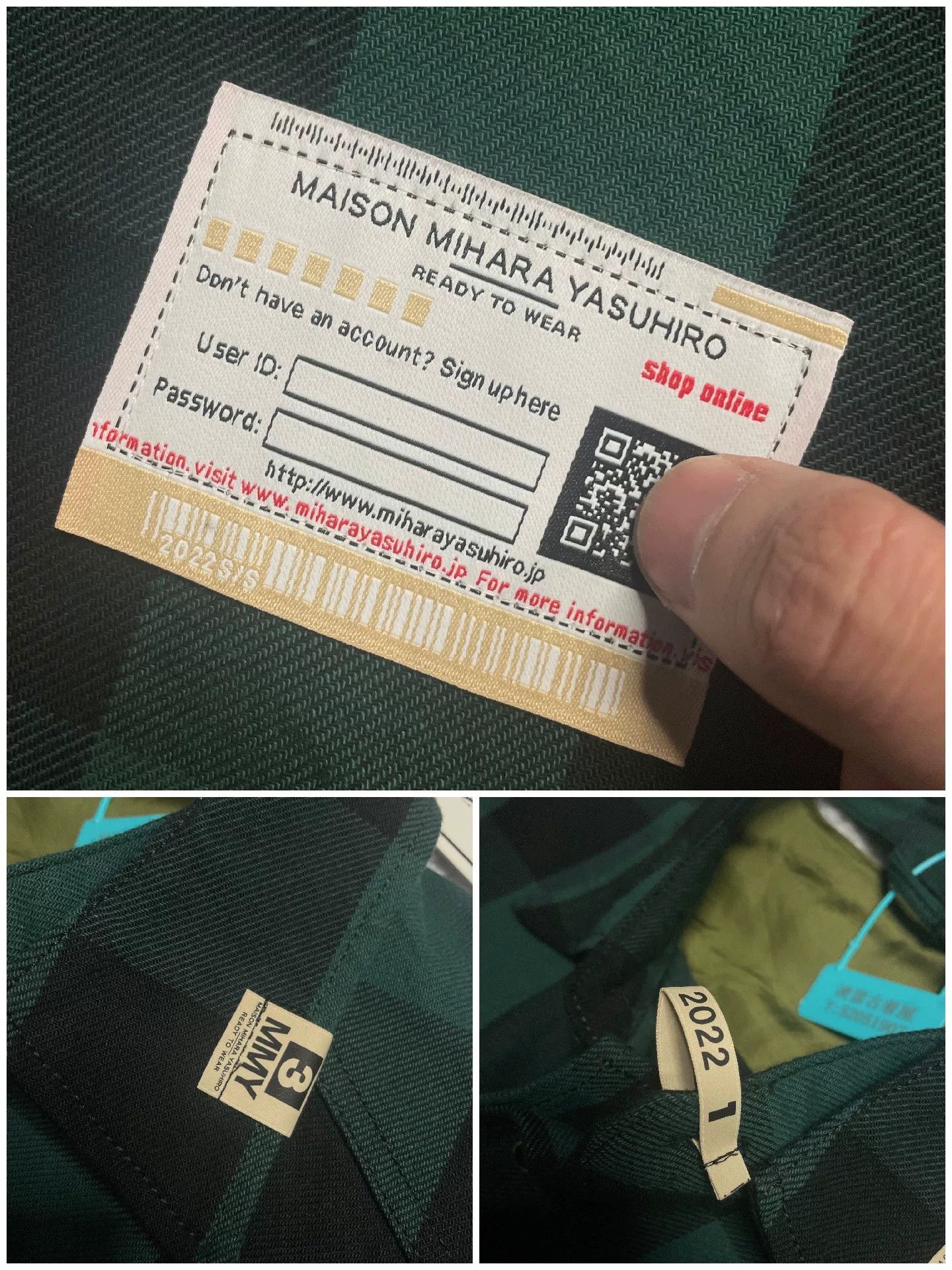 Maison MIHARA YASUHIRO Multi Shirt 44 Men Size US L / EU 52-54 / 3 - 6 Thumbnail