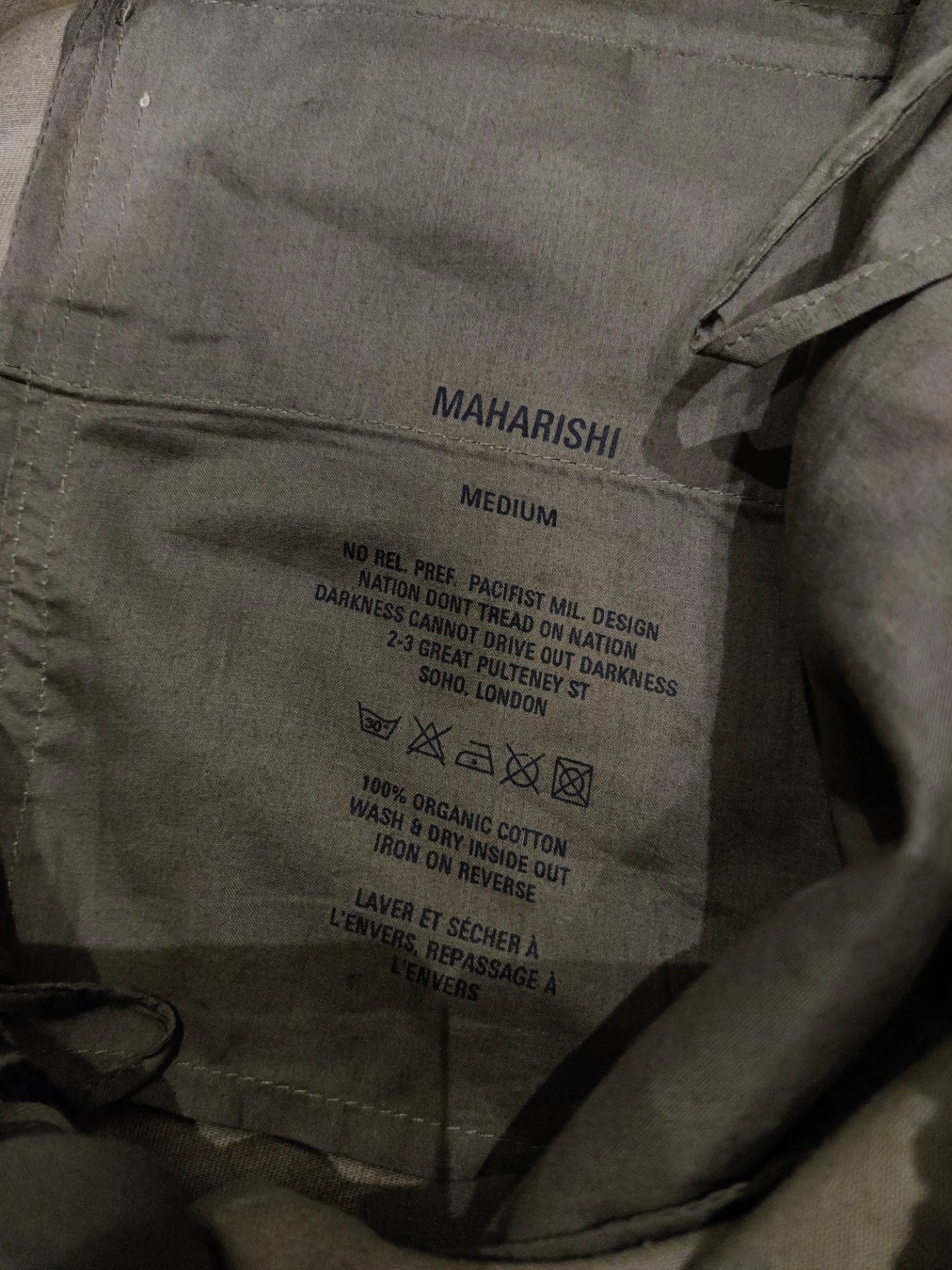 Maharishi Comme des Garçons Camo White Hoodie M Men Size US M / EU 48-50 / 2 - 9 Thumbnail