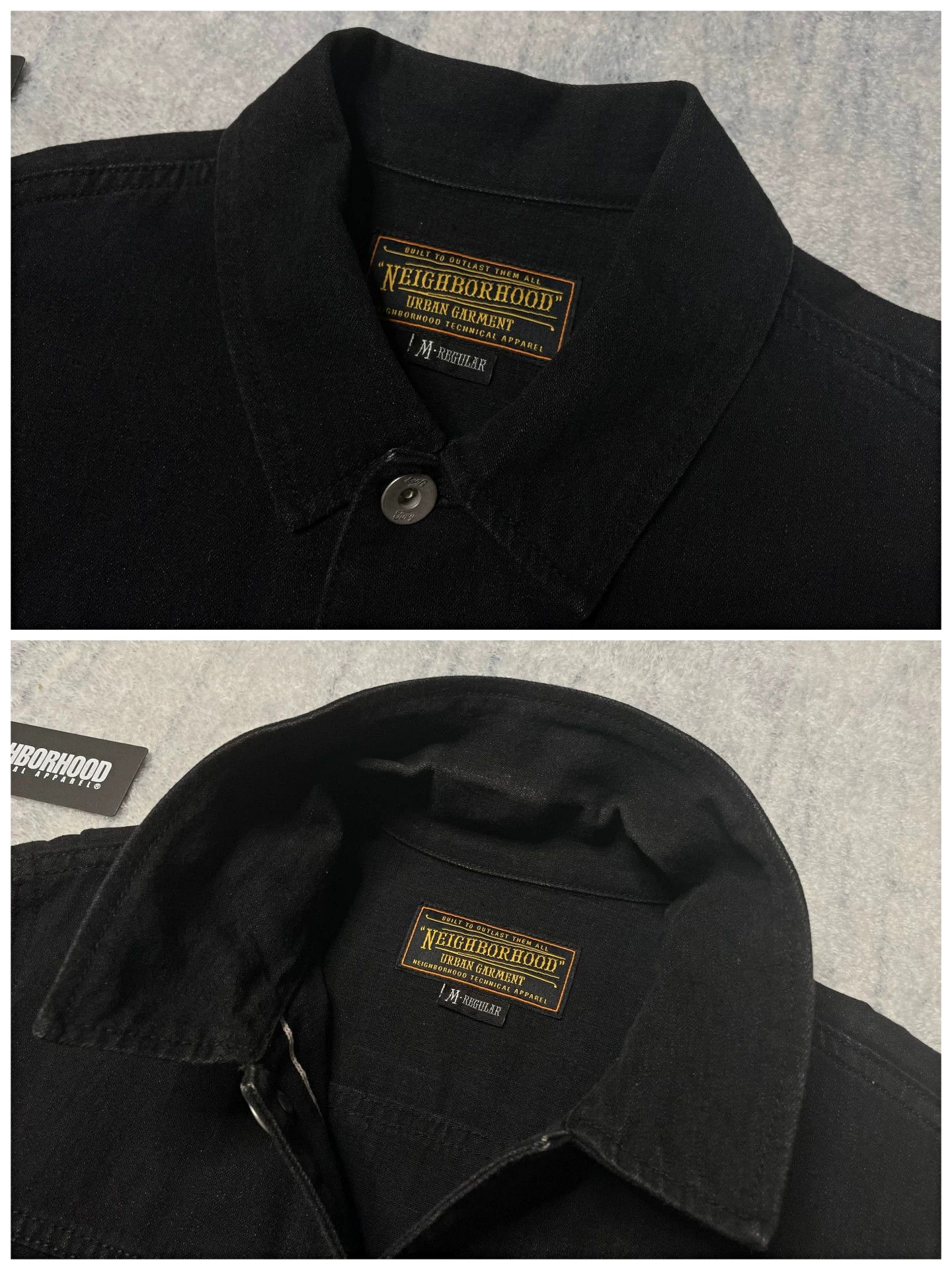 Neighborhood Denim Black Light Jacket M Men Size US M / EU 48-50 / 2 - 4 Thumbnail