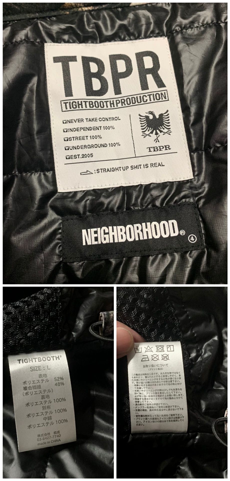 Neighborhood Collab Cotton Multi Light Jacket S Men Size US S / EU 44-46 / 1 - 8 Thumbnail