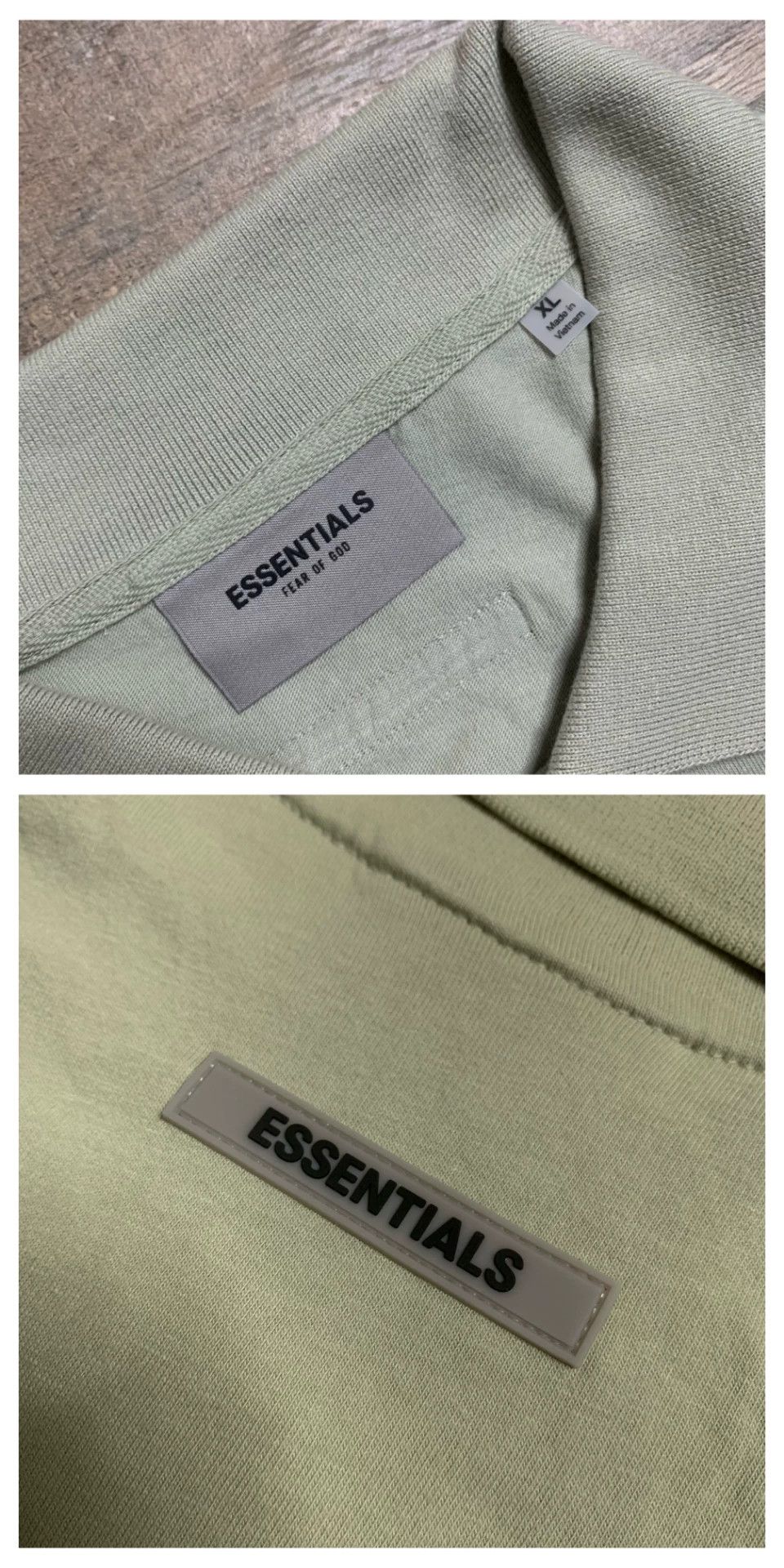 Essentials Comme des Garçons White Hoodie XL Men Size US XL / EU 56 / 4 - 7 Thumbnail
