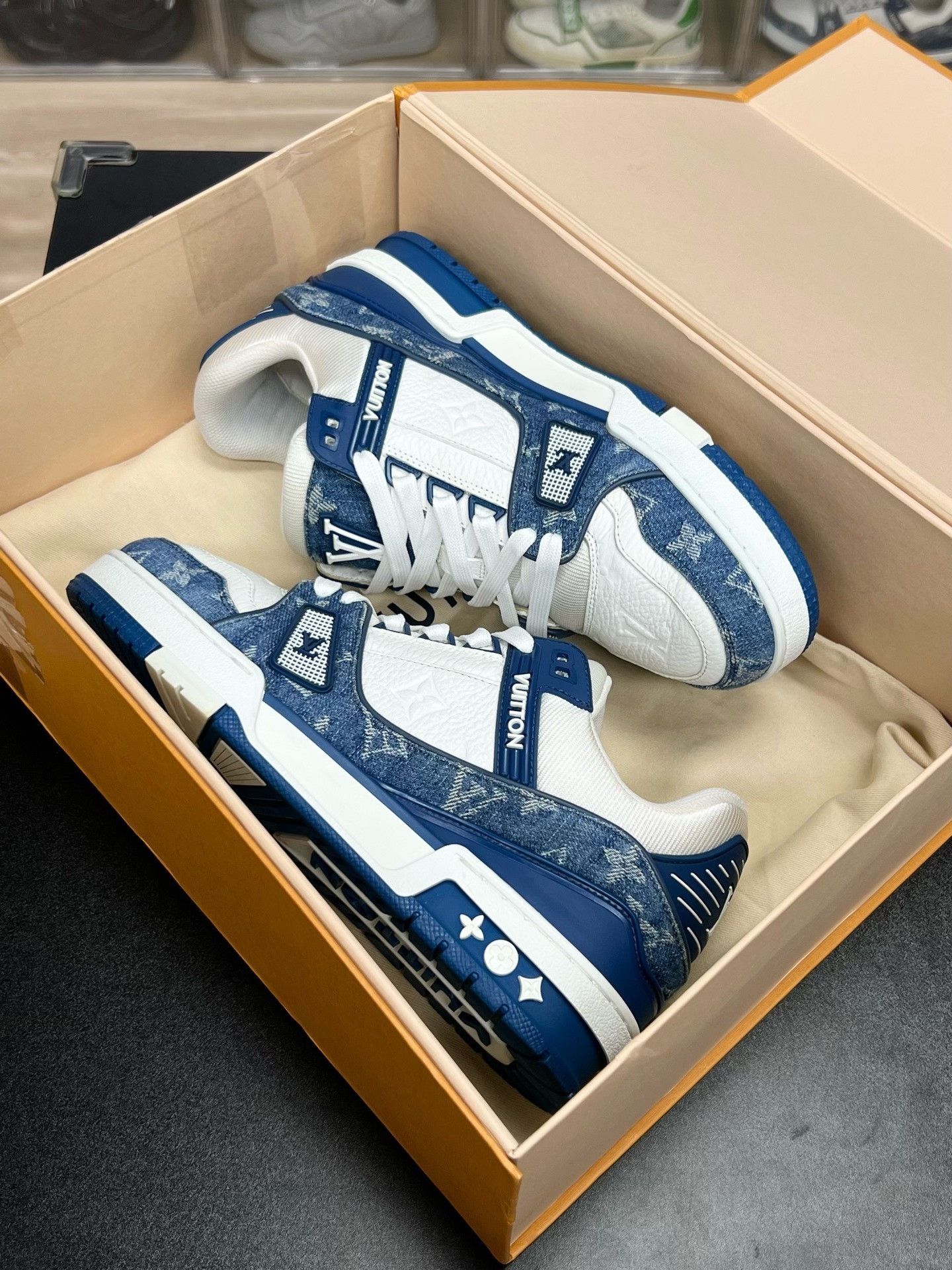Louis Vuitton Louis Vuitton Blue Denim Designer Size US 30 / EU 46 - 9 Thumbnail