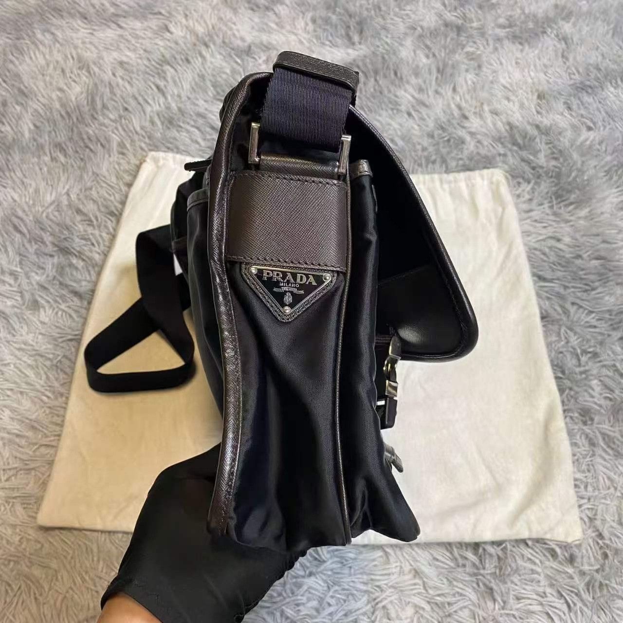 Prada Prada Orange Shoulder Bag Designer Size ONE SIZE - 5 Thumbnail