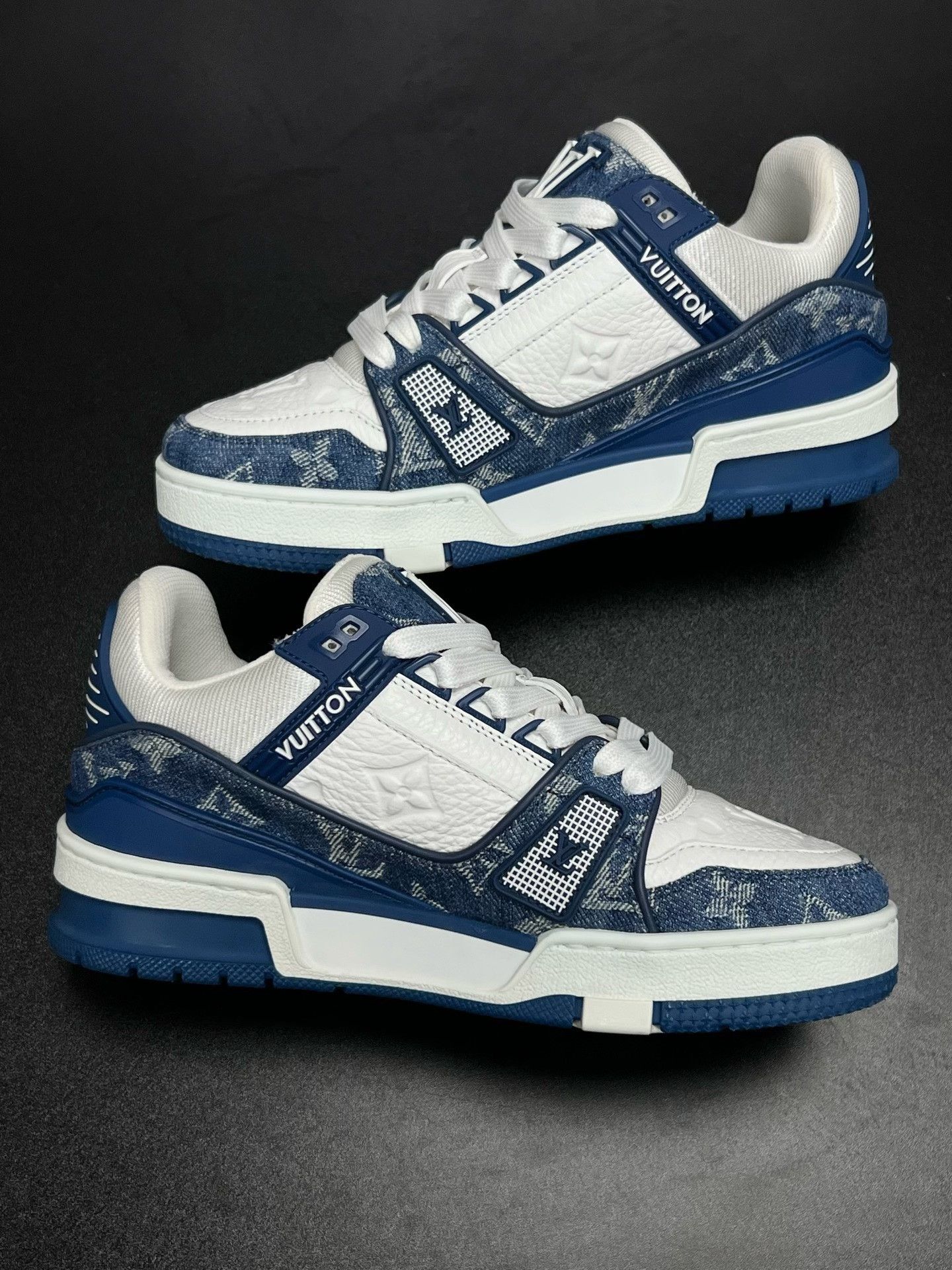 Louis Vuitton Louis Vuitton Blue Denim Designer Size US 36 / EU 52 - 6 Thumbnail