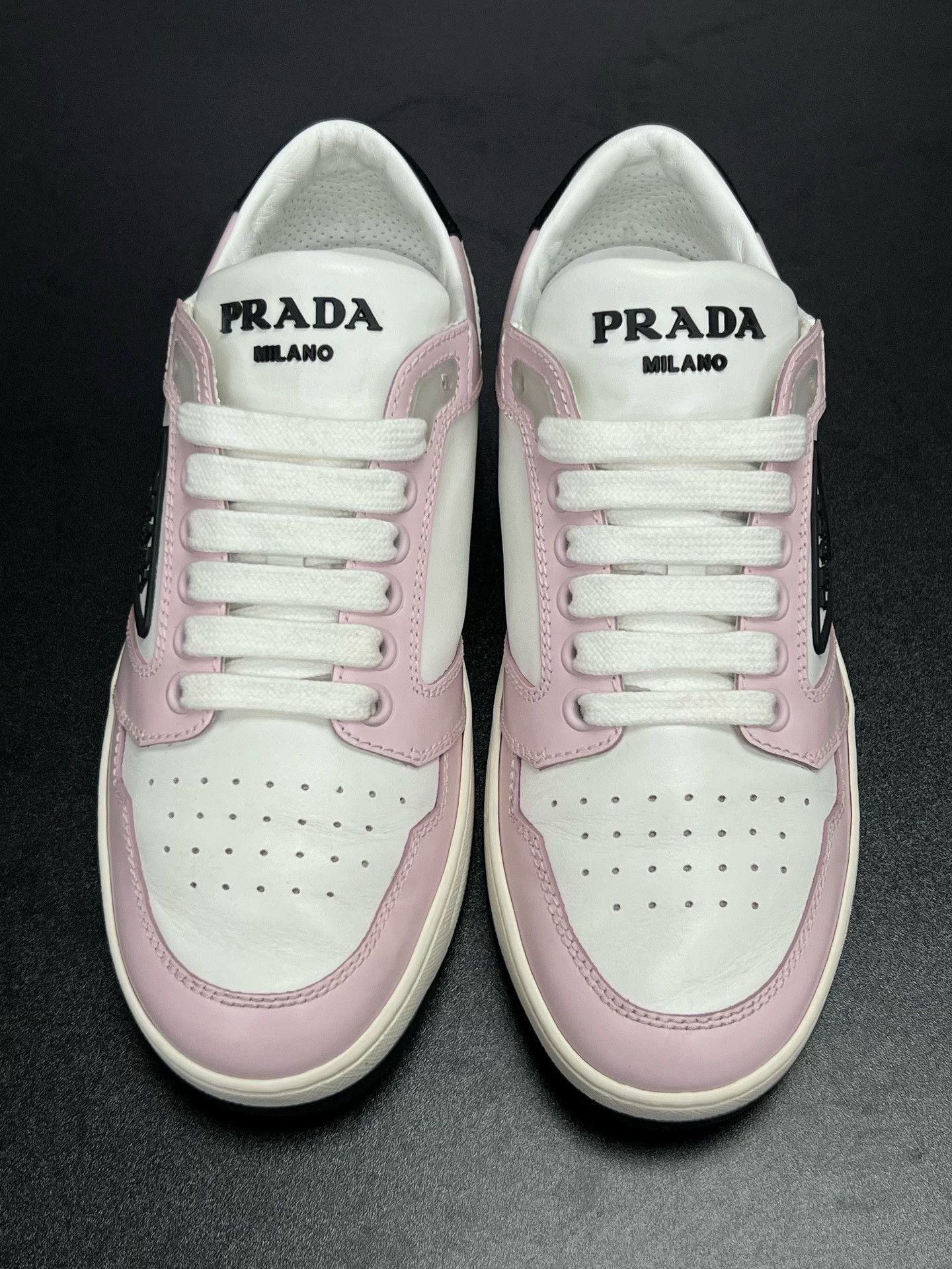 Prada Prada Pink Shoes Low Top High Top Size US 5 / EU 37 - 3 Thumbnail