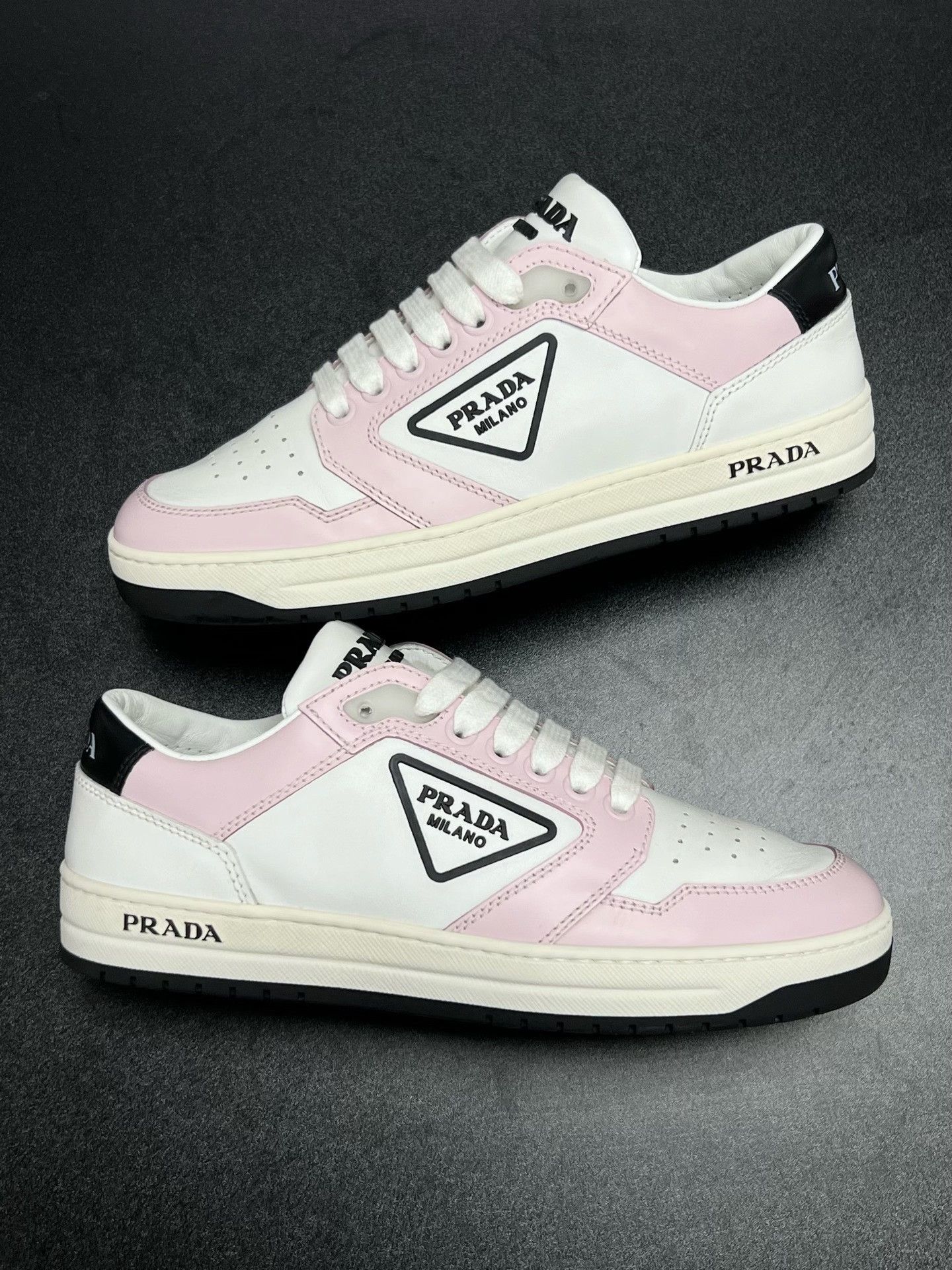 Prada Prada Pink Shoes Low Top High Top Size US 5 / EU 37 - 5 Thumbnail
