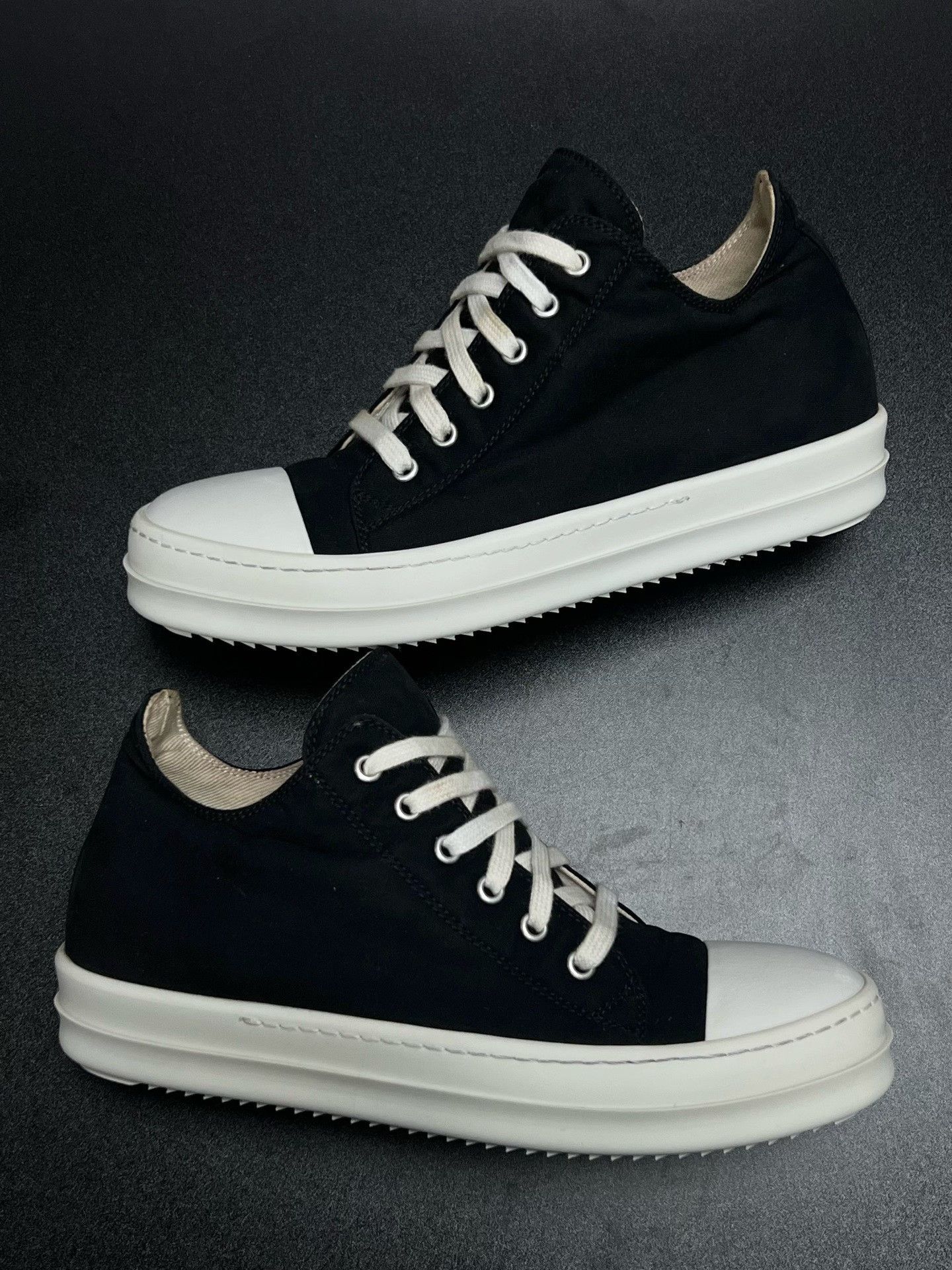 Rick Owens Rick Owens Black Shoes Low Top Size US 6 / EU 39 - 5 Thumbnail
