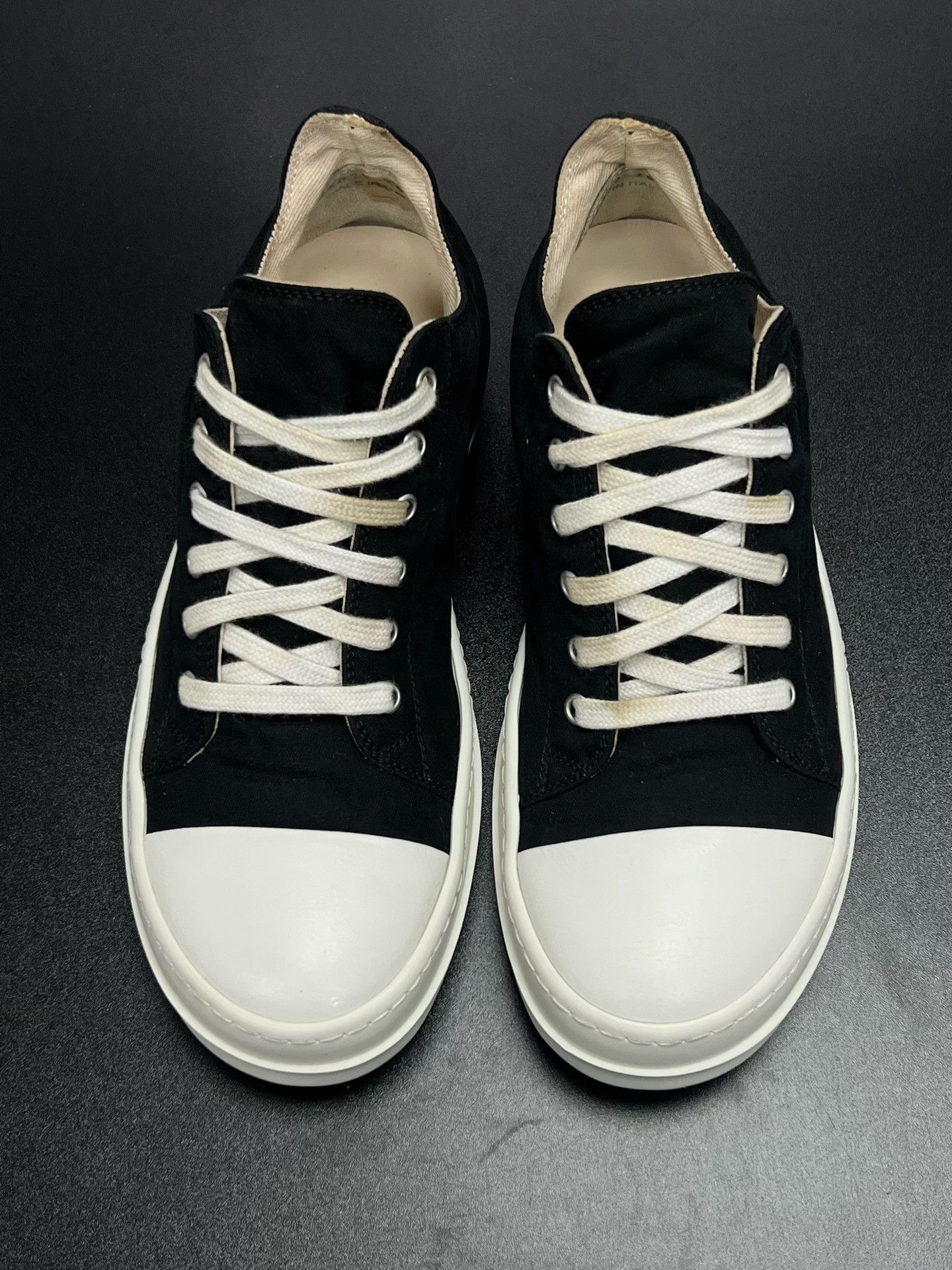 Rick Owens Rick Owens Black Shoes Low Top Size US 6 / EU 39 - 3 Thumbnail