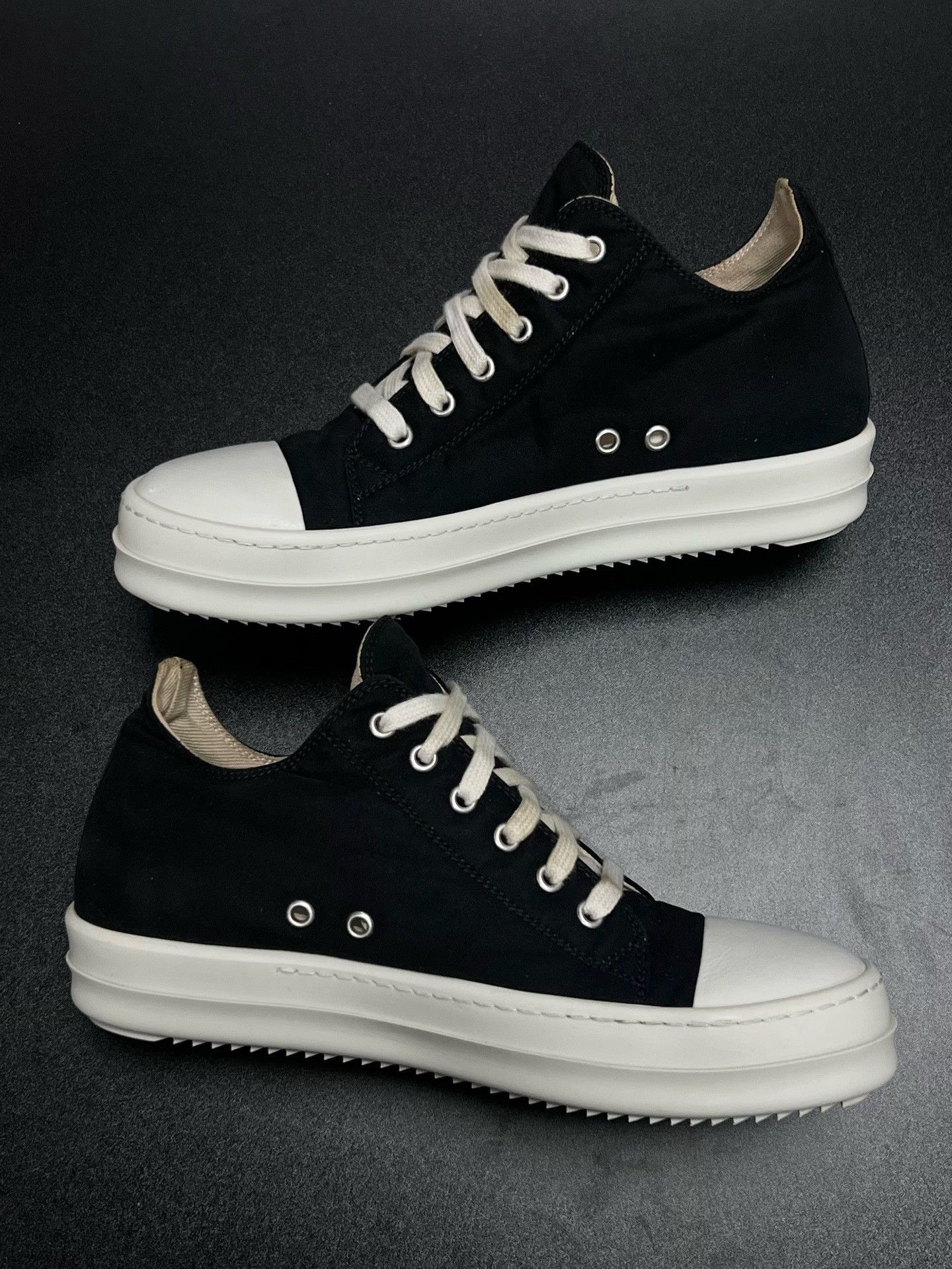 Rick Owens Rick Owens Black Shoes Low Top Size US 6 / EU 39 - 6 Thumbnail
